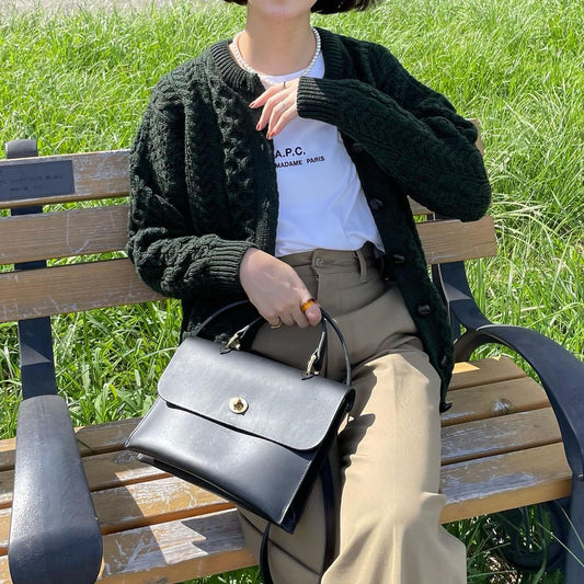 Aran Woollen Mills トラディショナル ローゲージニットカーディガン ユニセックス