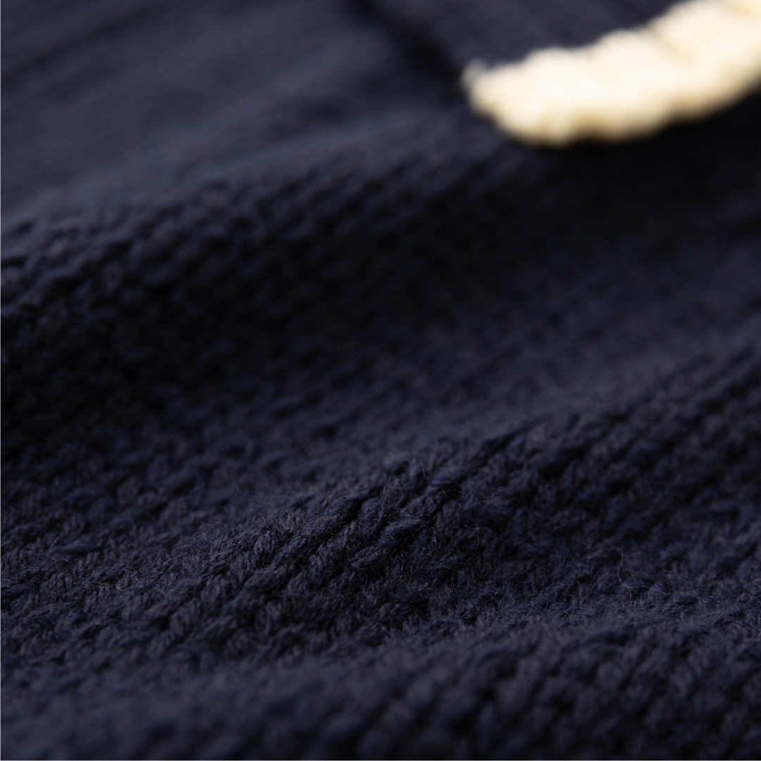 lalagom バイカラージップカーディガン