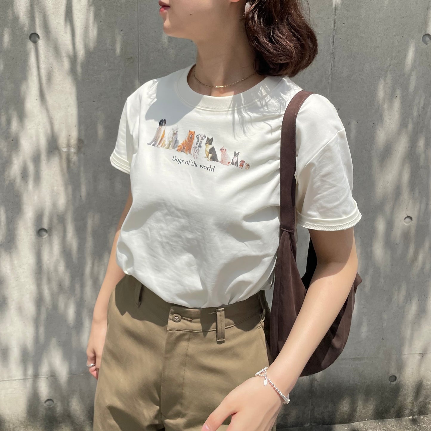 【8/29(金)21時〜プレオーダー開始】lalagom ワールドドッグプリントTシャツ
