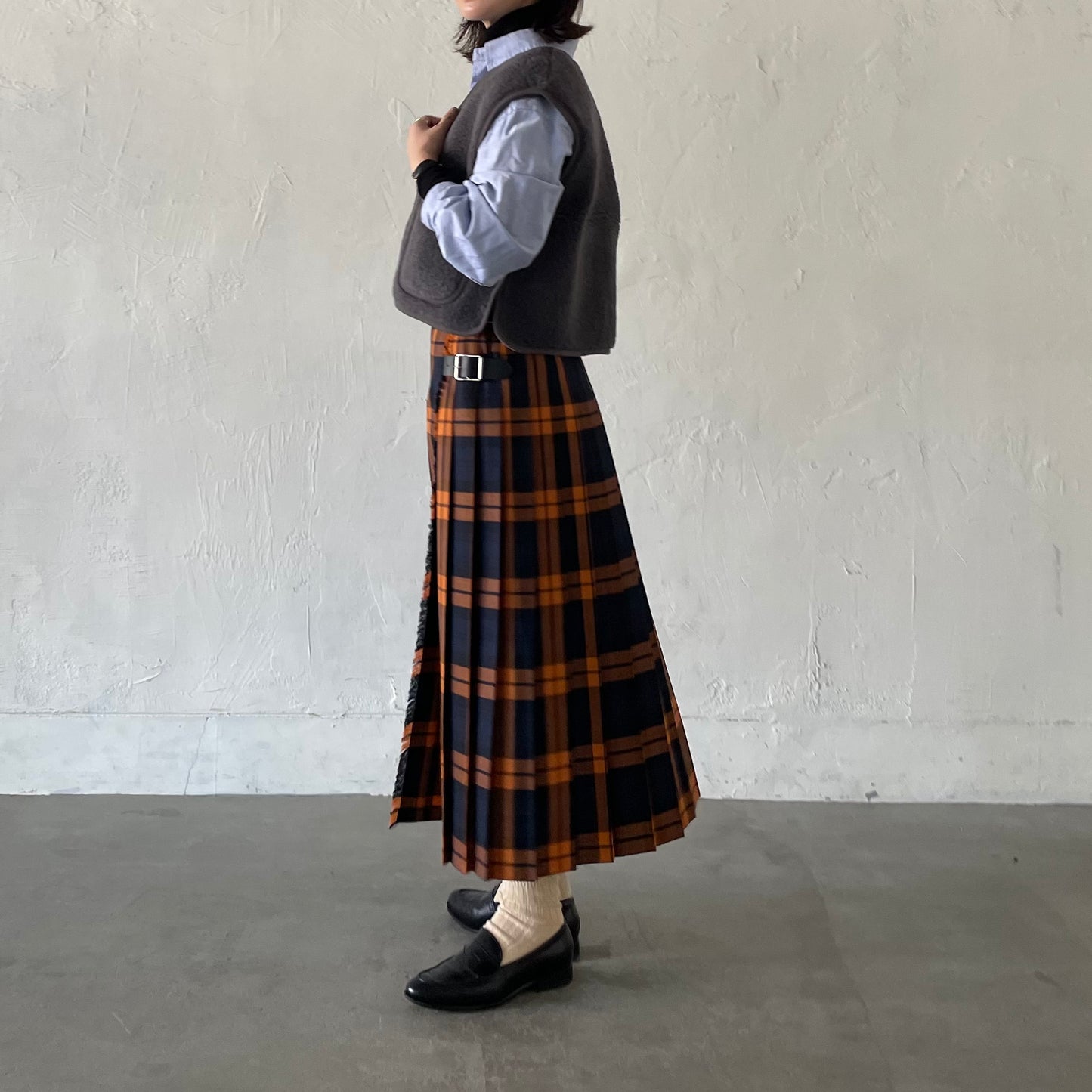 【10/10(金)21:00〜プレオーダー】O'neil of Dublin キルトスカート ダブルベルト ノックマホン