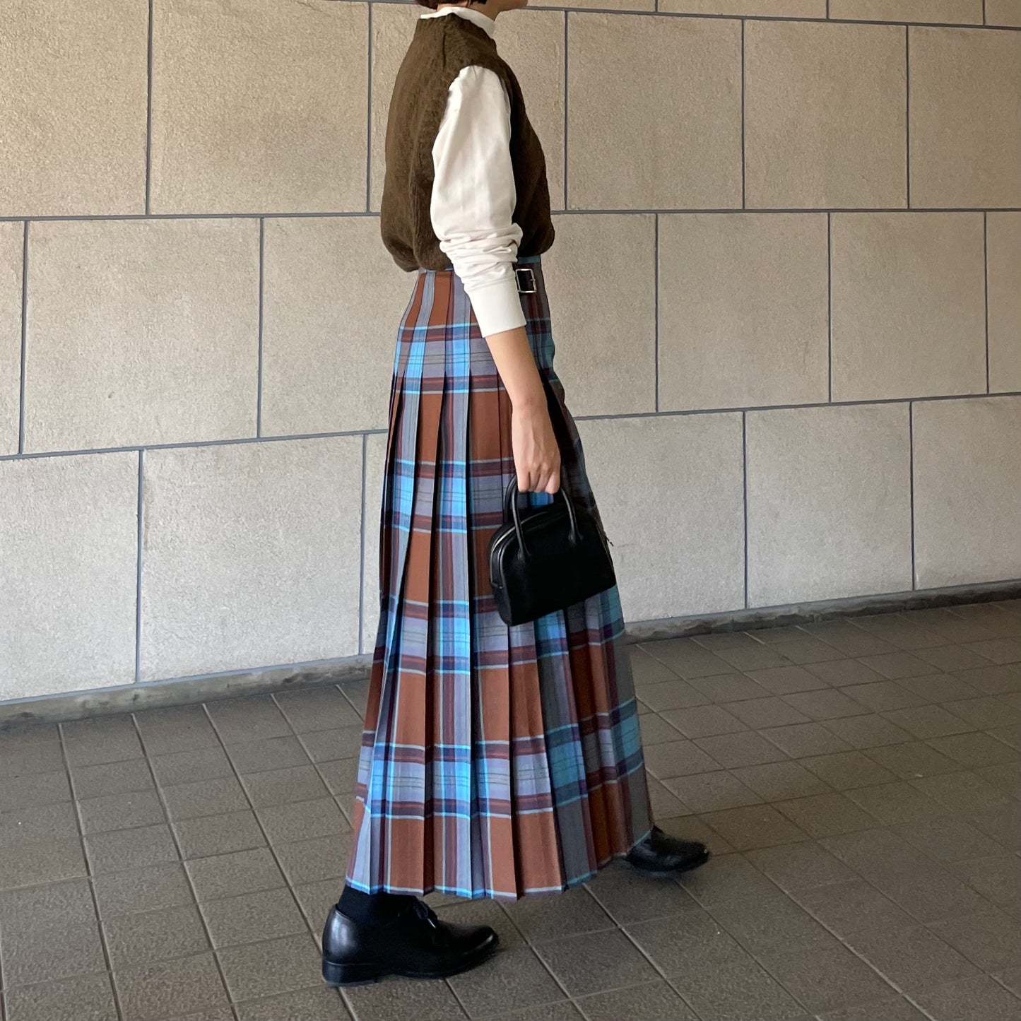 【10/31(金)21時〜プレオーダー開始】O'neil of Dublin キルトスカート ダブルベルト ウッデンボーレイ