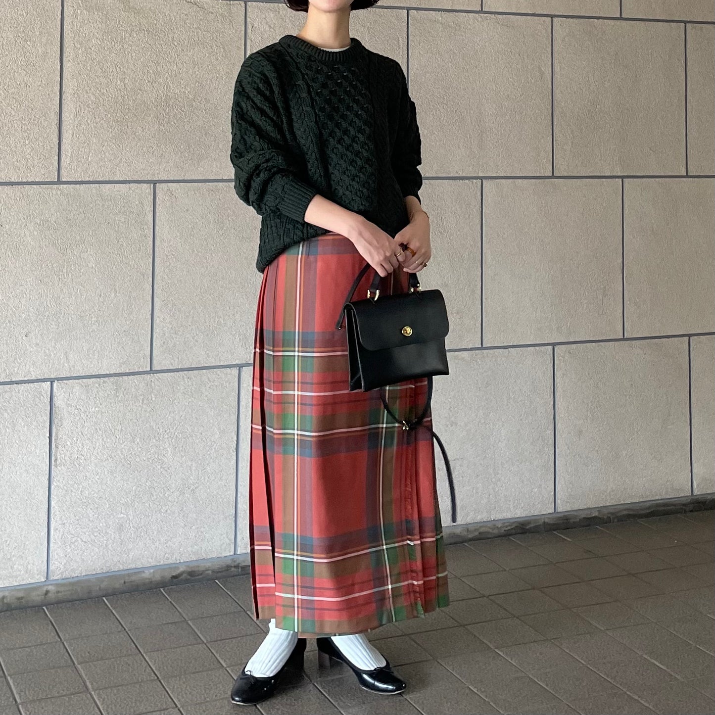 【10/31(金)21時〜プレオーダー開始】O'neil of Dublin キルトスカート ダブルベルト アンティークロイヤルスチュワート【別注】