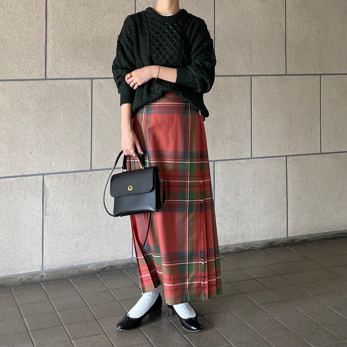 【10/31(金)21時〜プレオーダー開始】O'neil of Dublin キルトスカート ダブルベルト アンティークロイヤルスチュワート【別注】