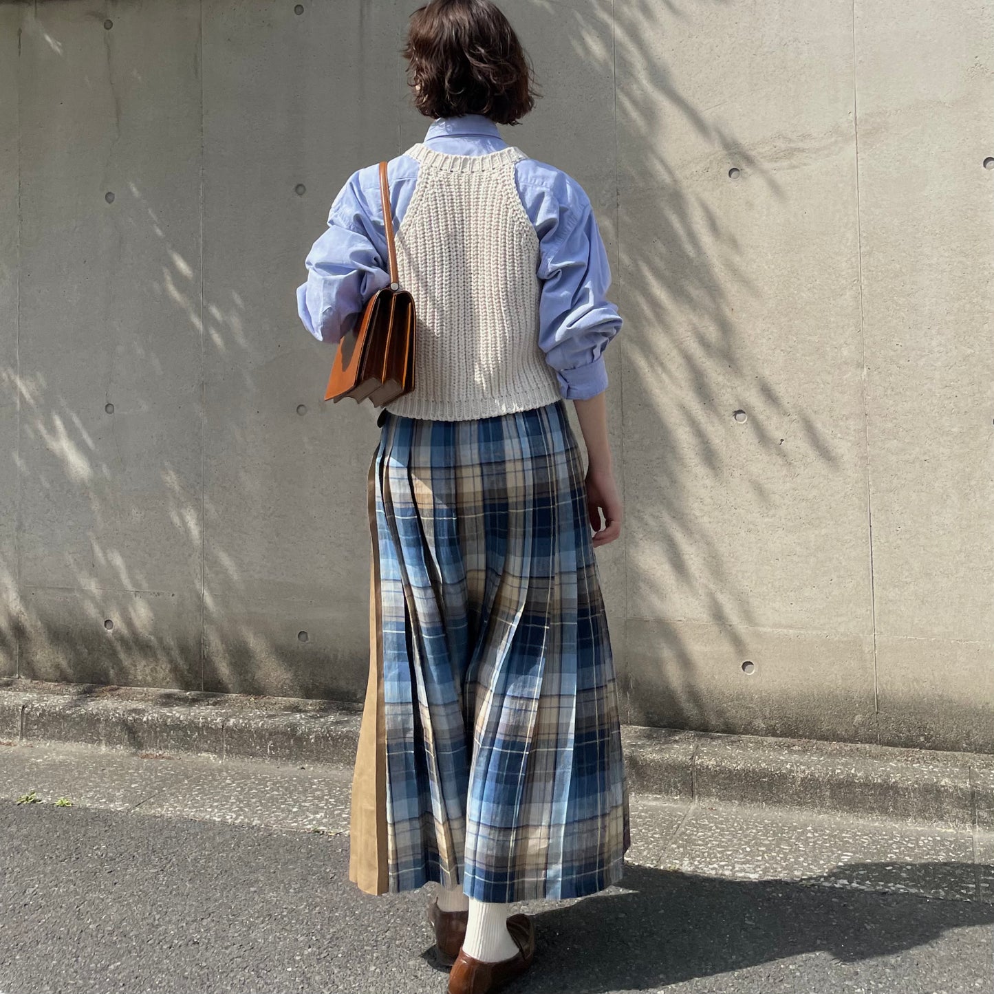 O'neil of Dublin リネンキルトスカート バラナファドッグ コンビネーション ダブルベルト