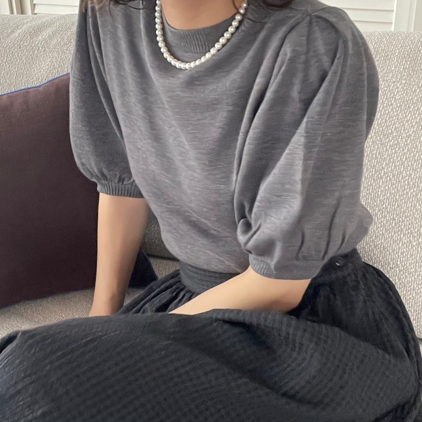 lalagom シアサッカースカート