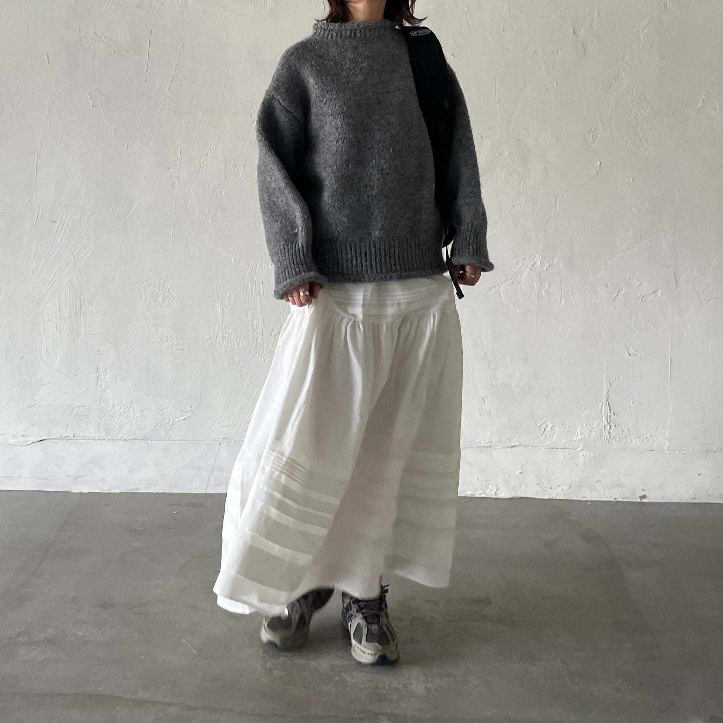 【10/17(金)21:00〜販売開始】lalagom コットンタックスカート