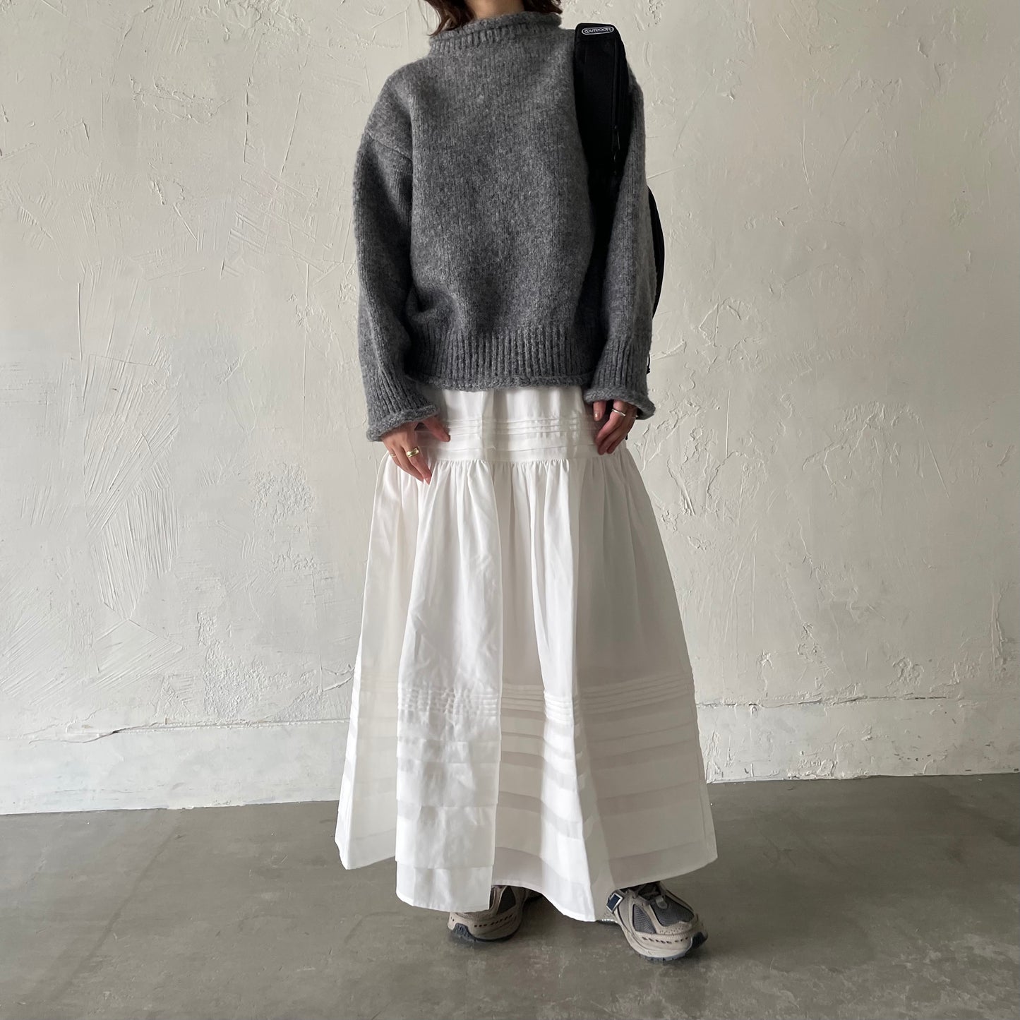 【10/17(金)21:00〜販売開始】lalagom コットンタックスカート