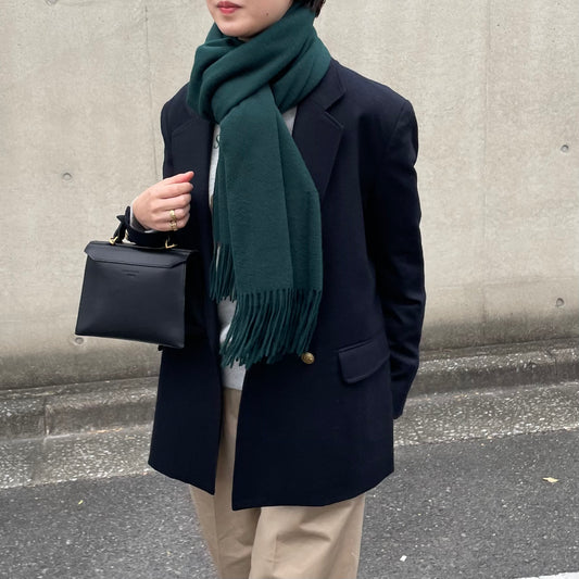 Jubilee Fabric カシミヤ100% 大判ストール 無地