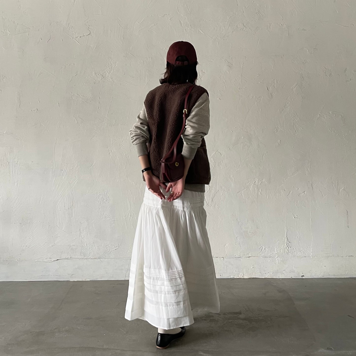 【10/17(金)21:00〜販売開始】lalagom コットンタックスカート