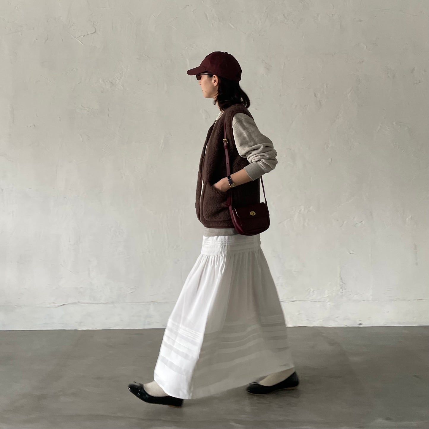 【10/17(金)21:00〜販売開始】lalagom コットンタックスカート
