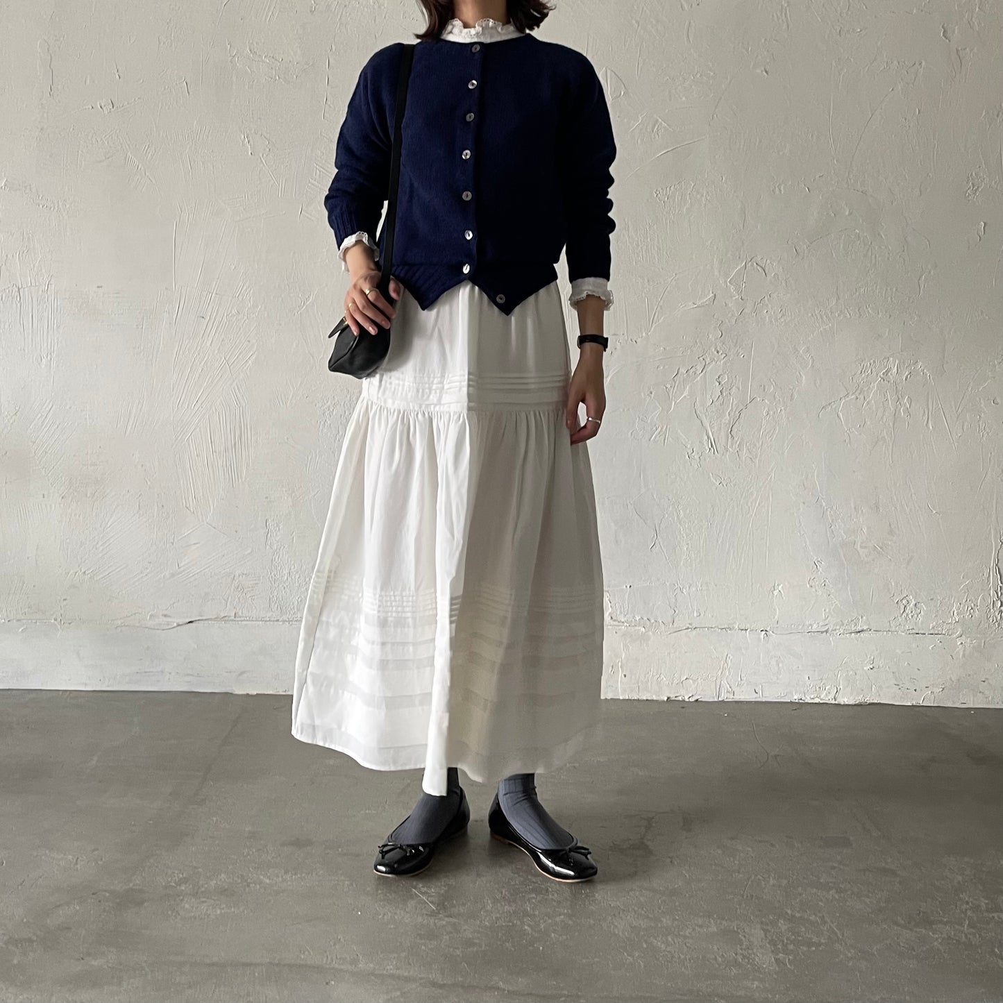 【10/17(金)21:00〜販売開始】lalagom コットンタックスカート