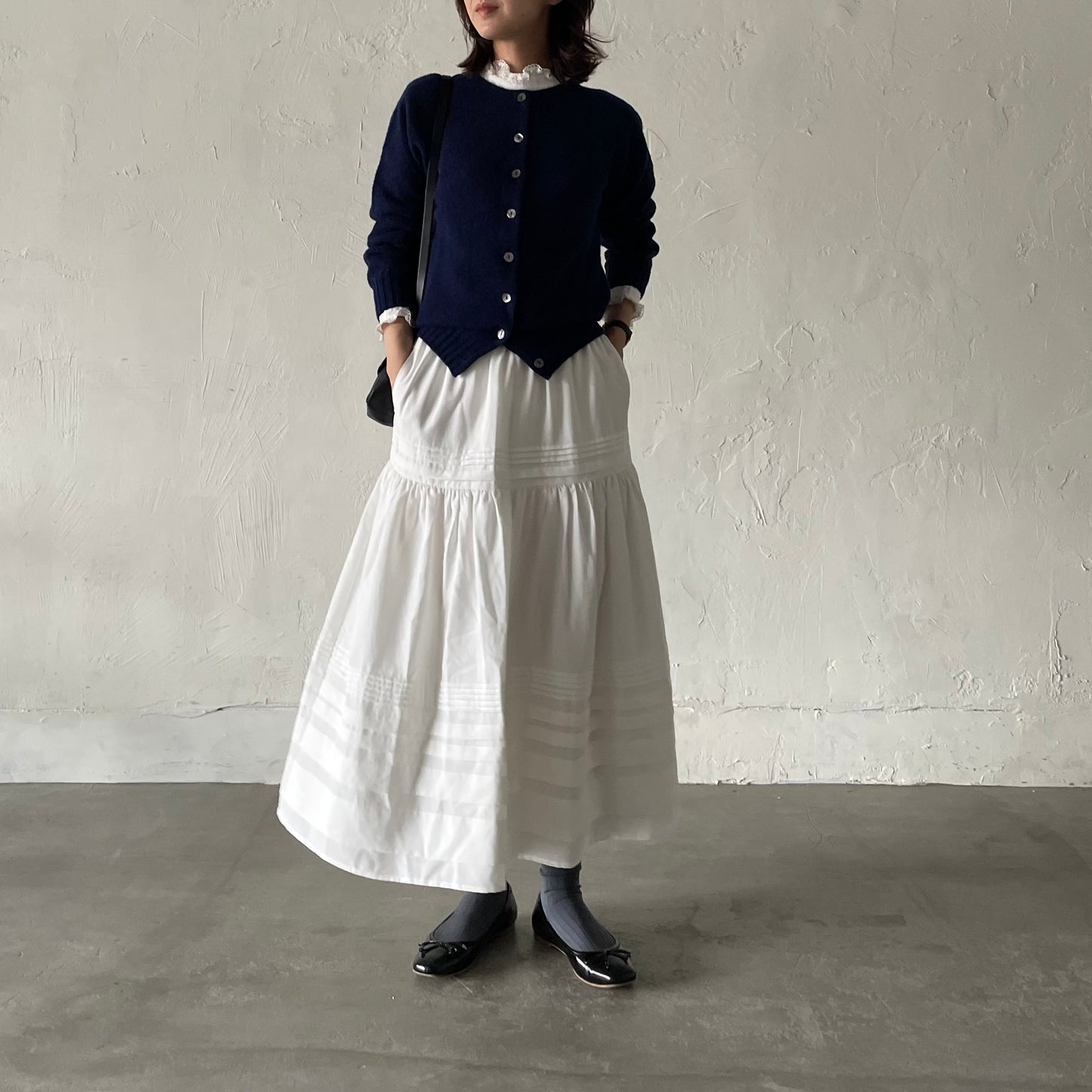 【10/17(金)21:00〜販売開始】lalagom コットンタックスカート