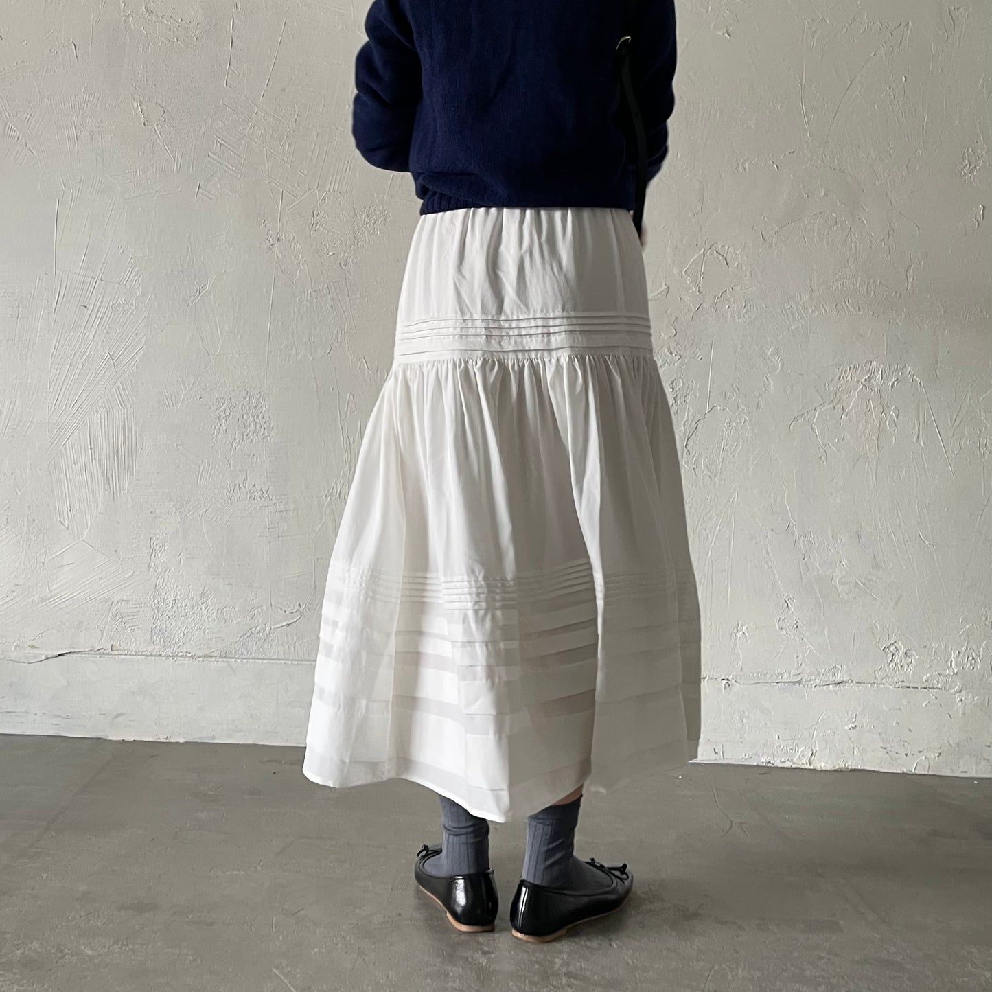 【10/17(金)21:00〜販売開始】lalagom コットンタックスカート