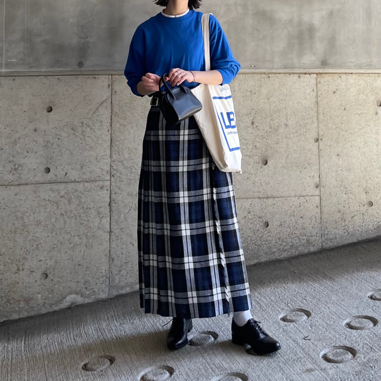 O'neil of Dublin リネンキルトスカート レカフレア ワイドダブルベルト