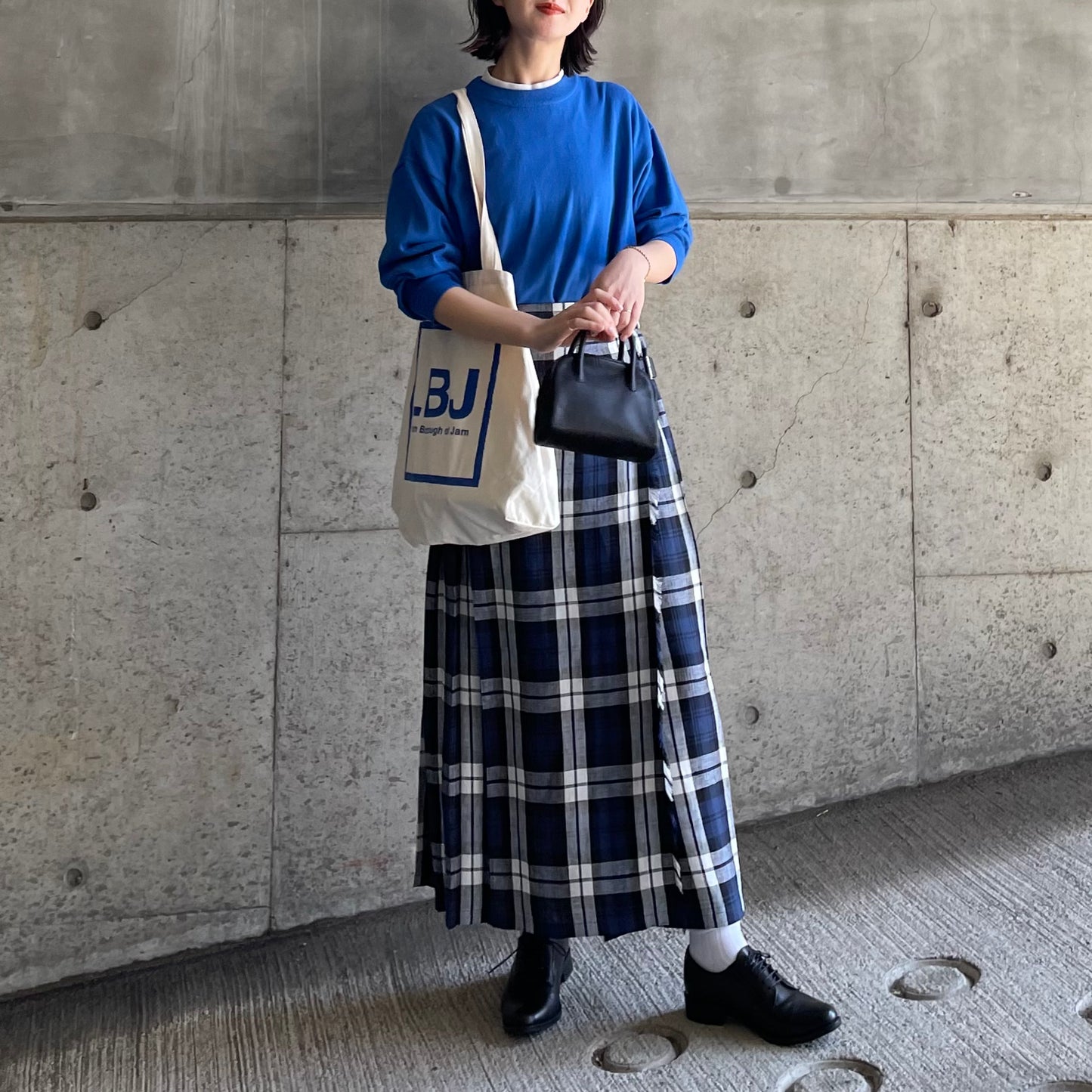 O'neil of Dublin リネンキルトスカート レカフレア ワイドダブルベルト