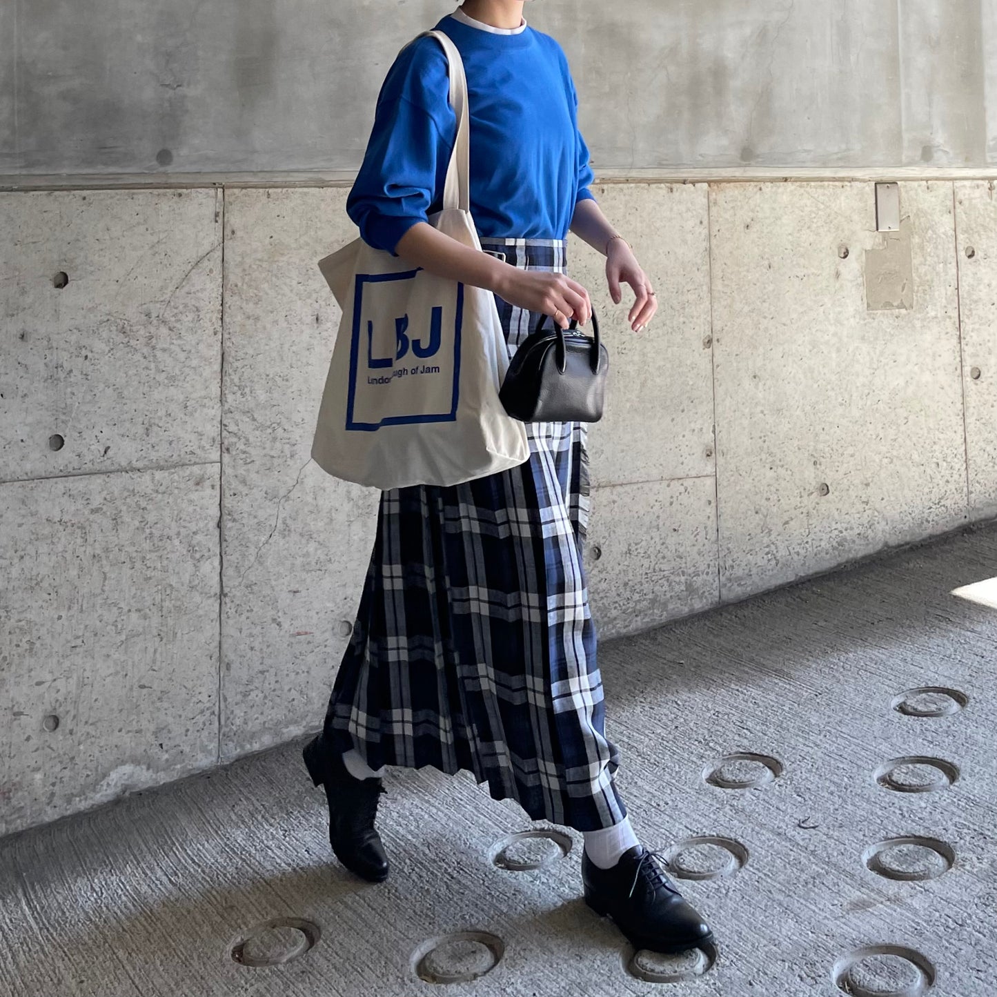 O'neil of Dublin リネンキルトスカート レカフレア ワイドダブルベルト