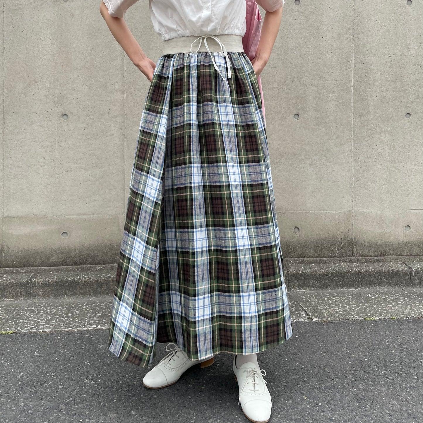 O'neil of Dublin リネンスイングスカート ノックナカッシャ