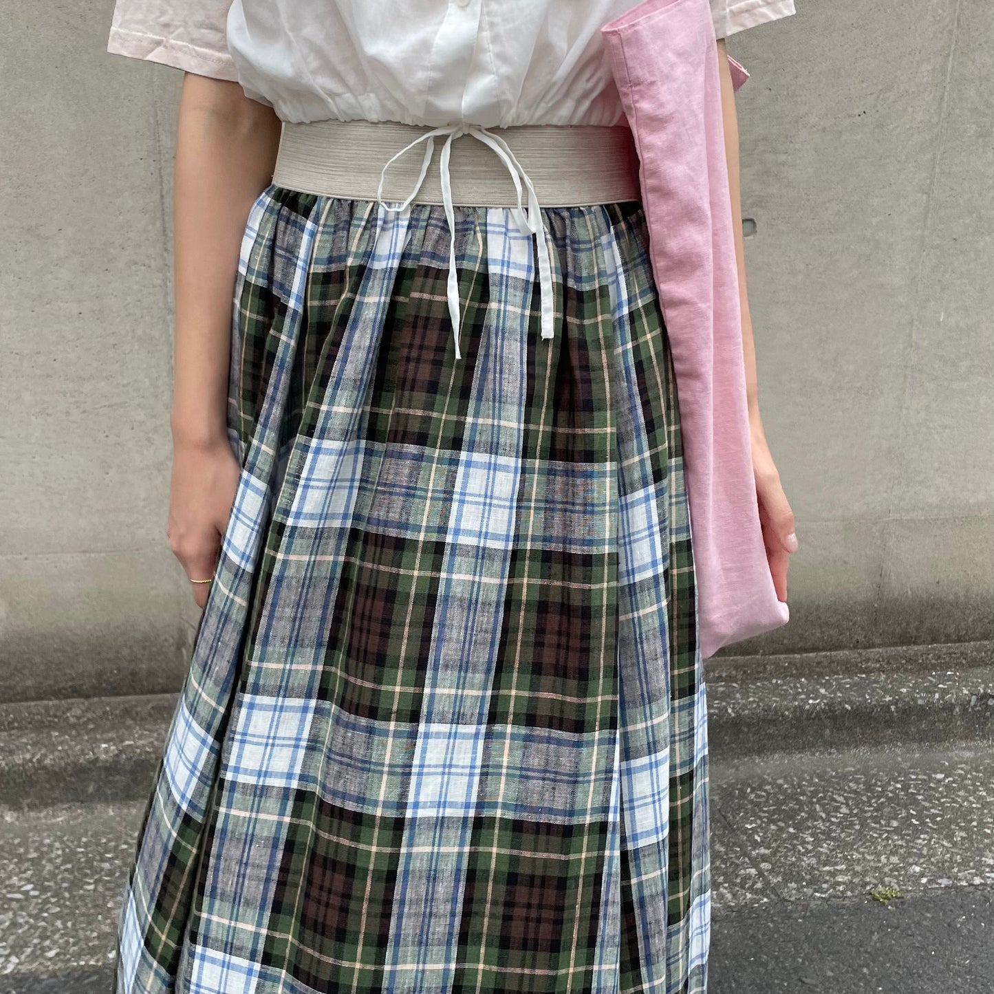 O'neil of Dublin リネンスイングスカート ノックナカッシャ