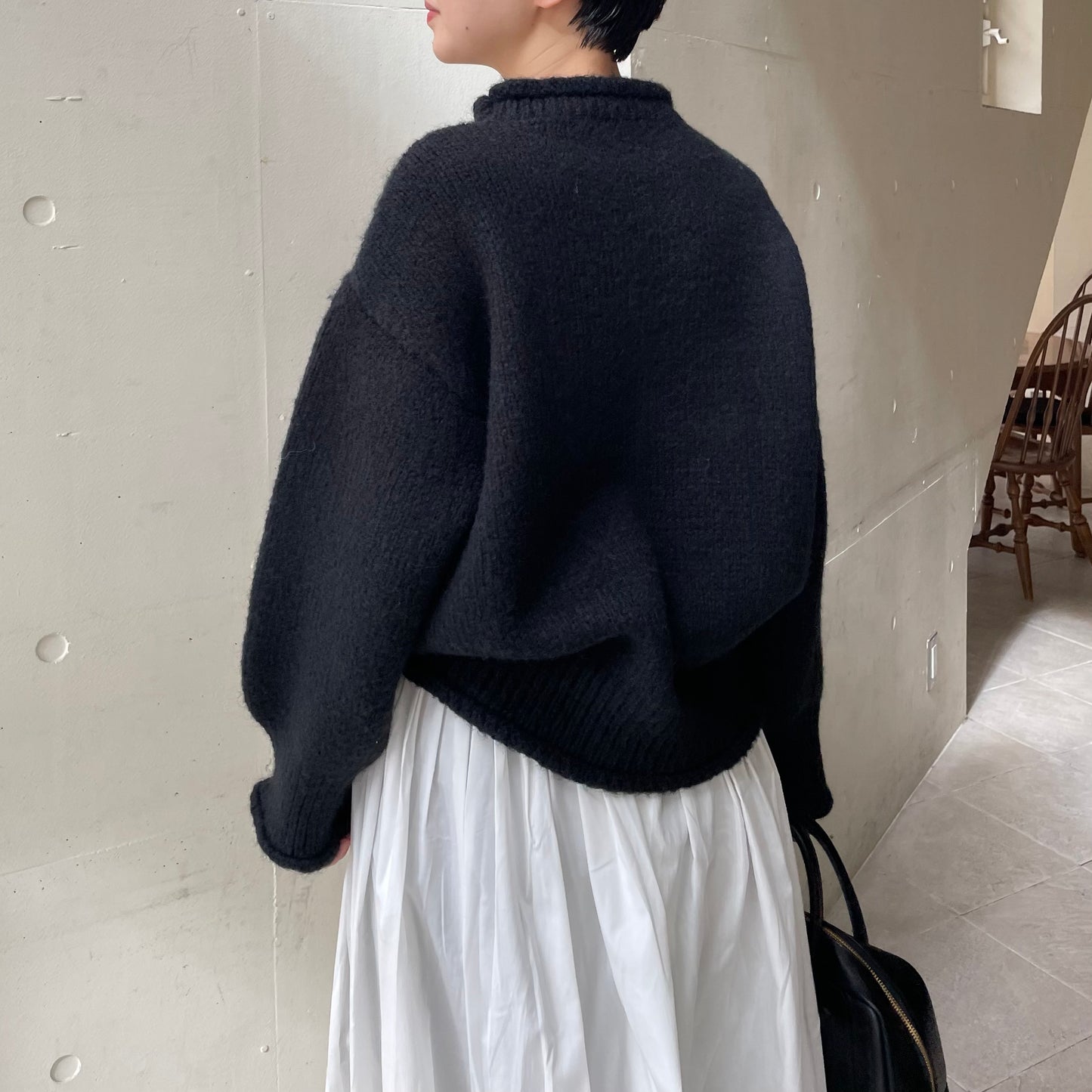 【10/17(金)21:00〜販売開始】lalagom ロールネックニット