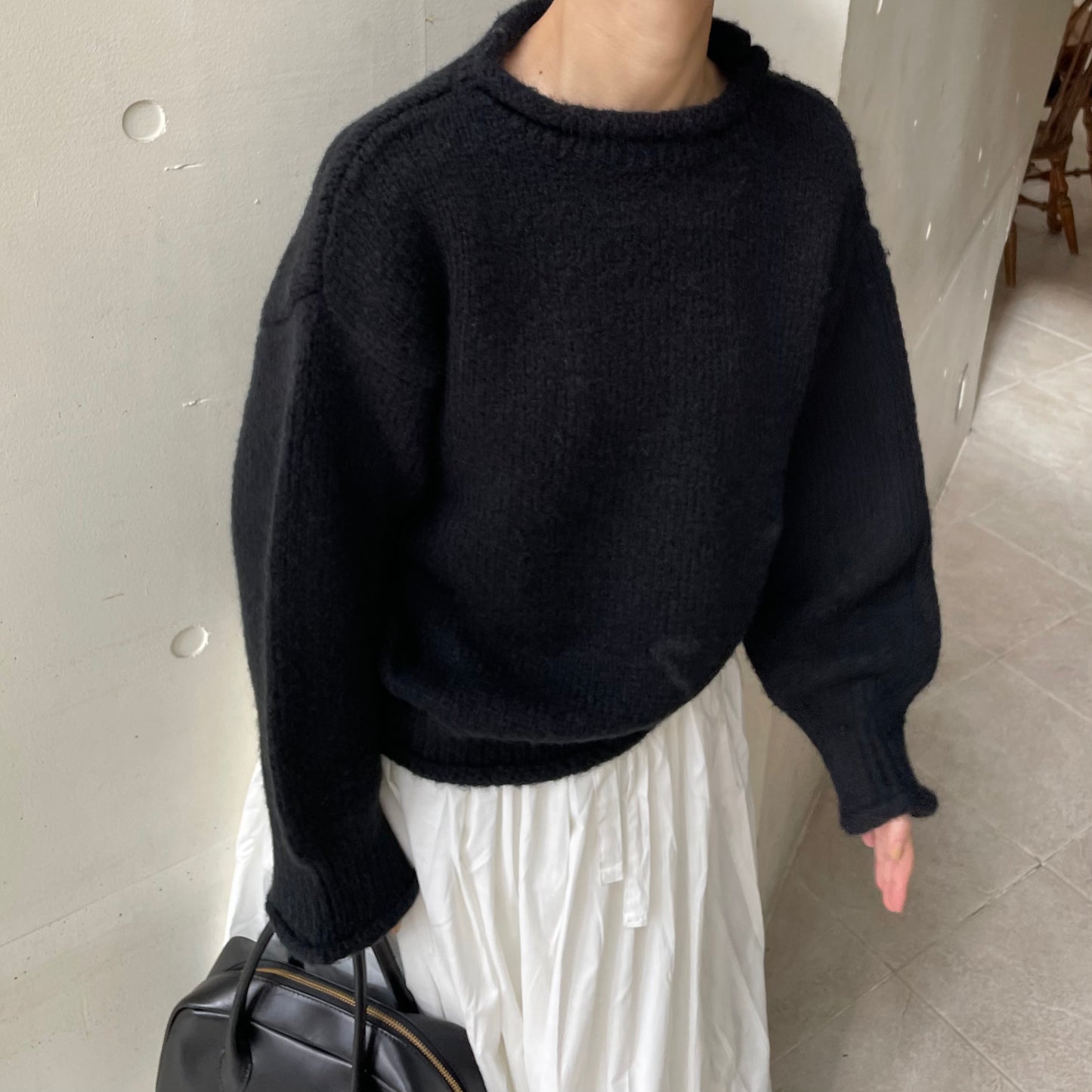 【10/17(金)21:00〜販売開始】lalagom ロールネックニット