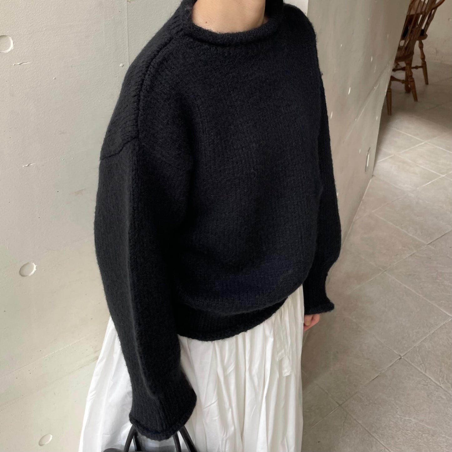 【10/17(金)21:00〜販売開始】lalagom ロールネックニット