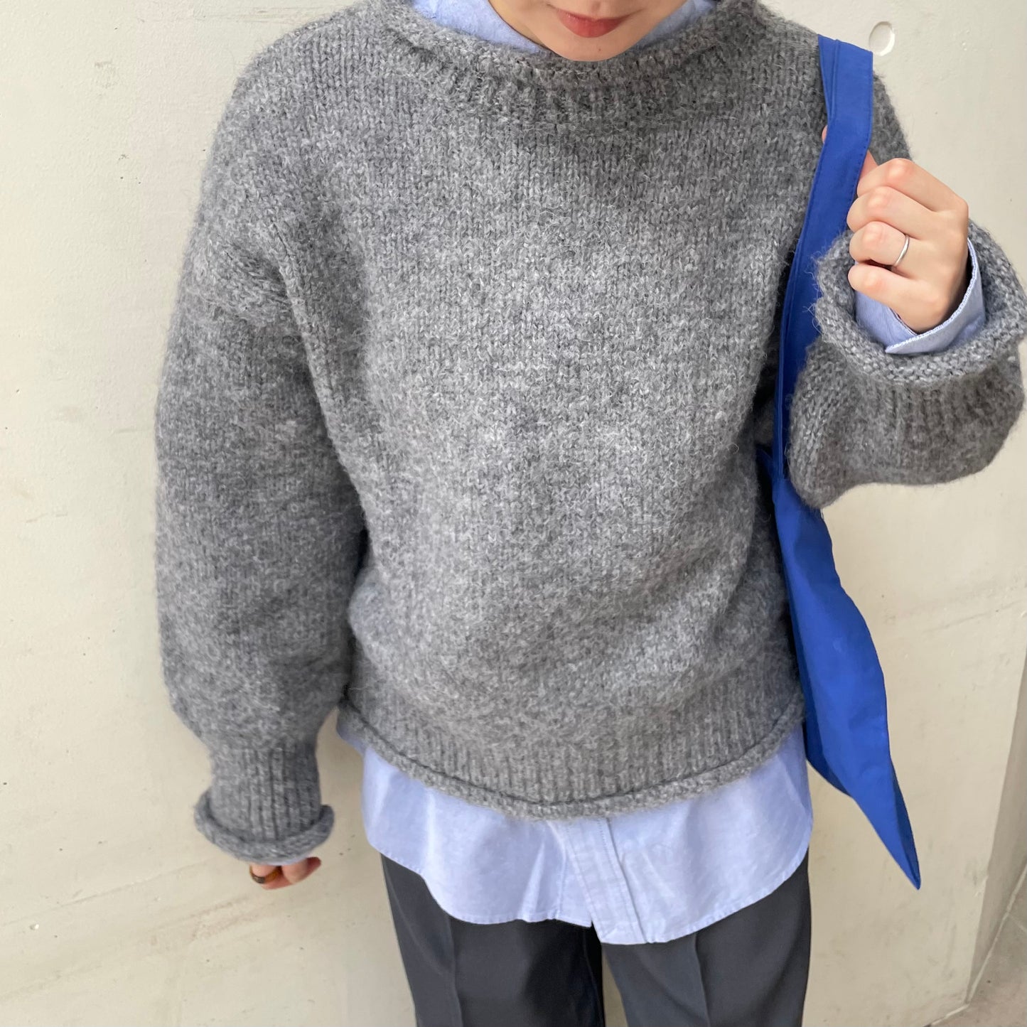【10/17(金)21:00〜販売開始】lalagom ロールネックニット