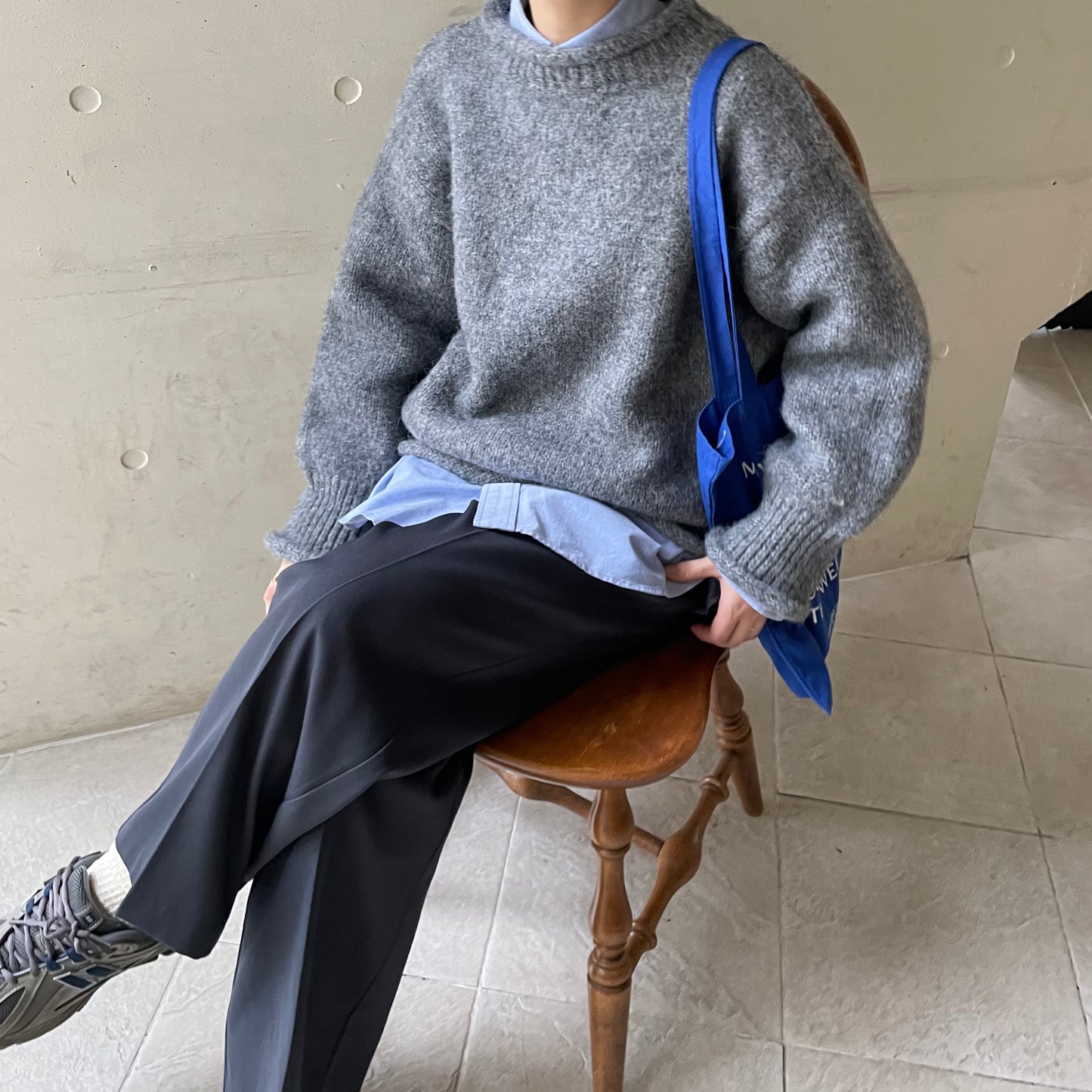 【10/17(金)21:00〜販売開始】lalagom ロールネックニット