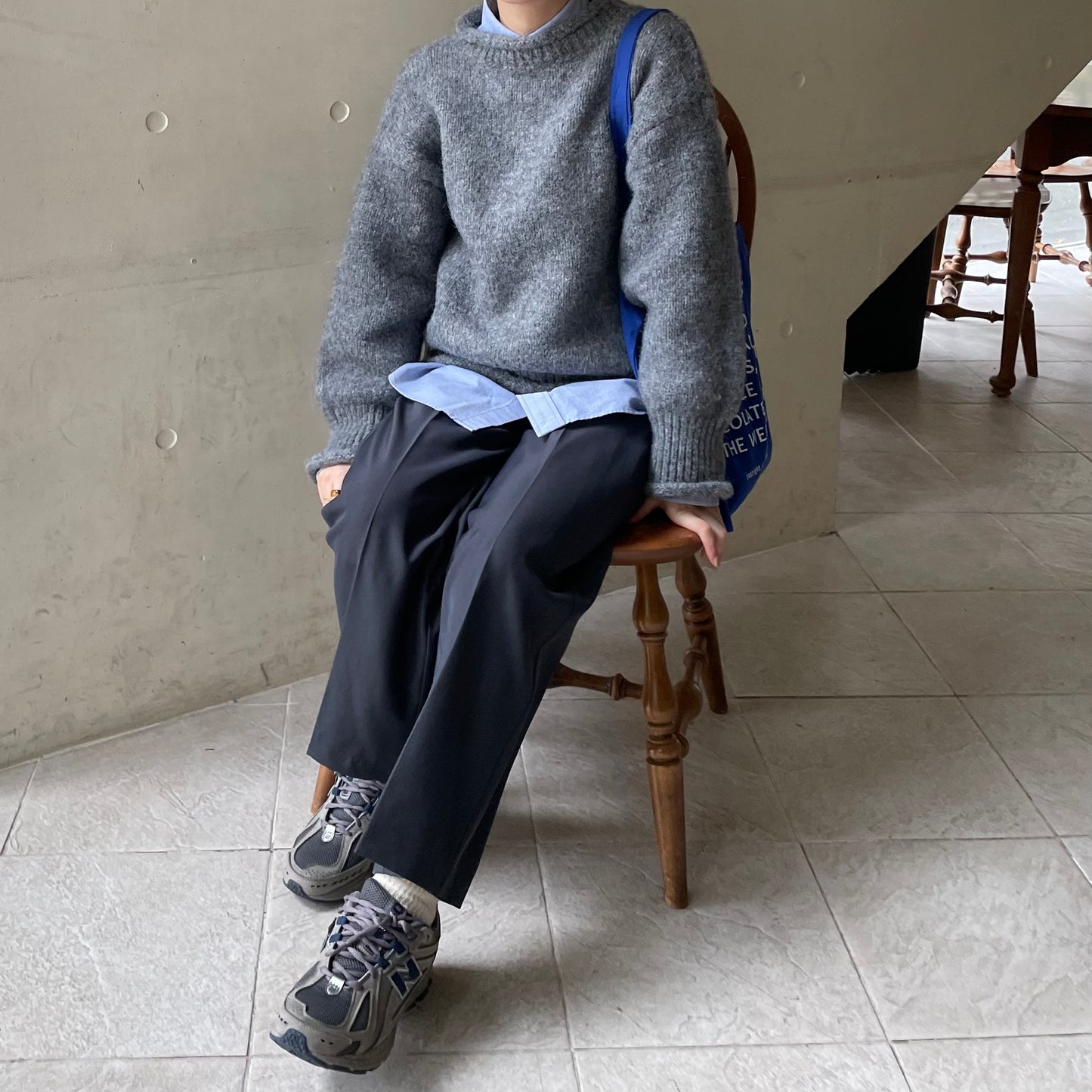 【10/17(金)21:00〜販売開始】lalagom ロールネックニット