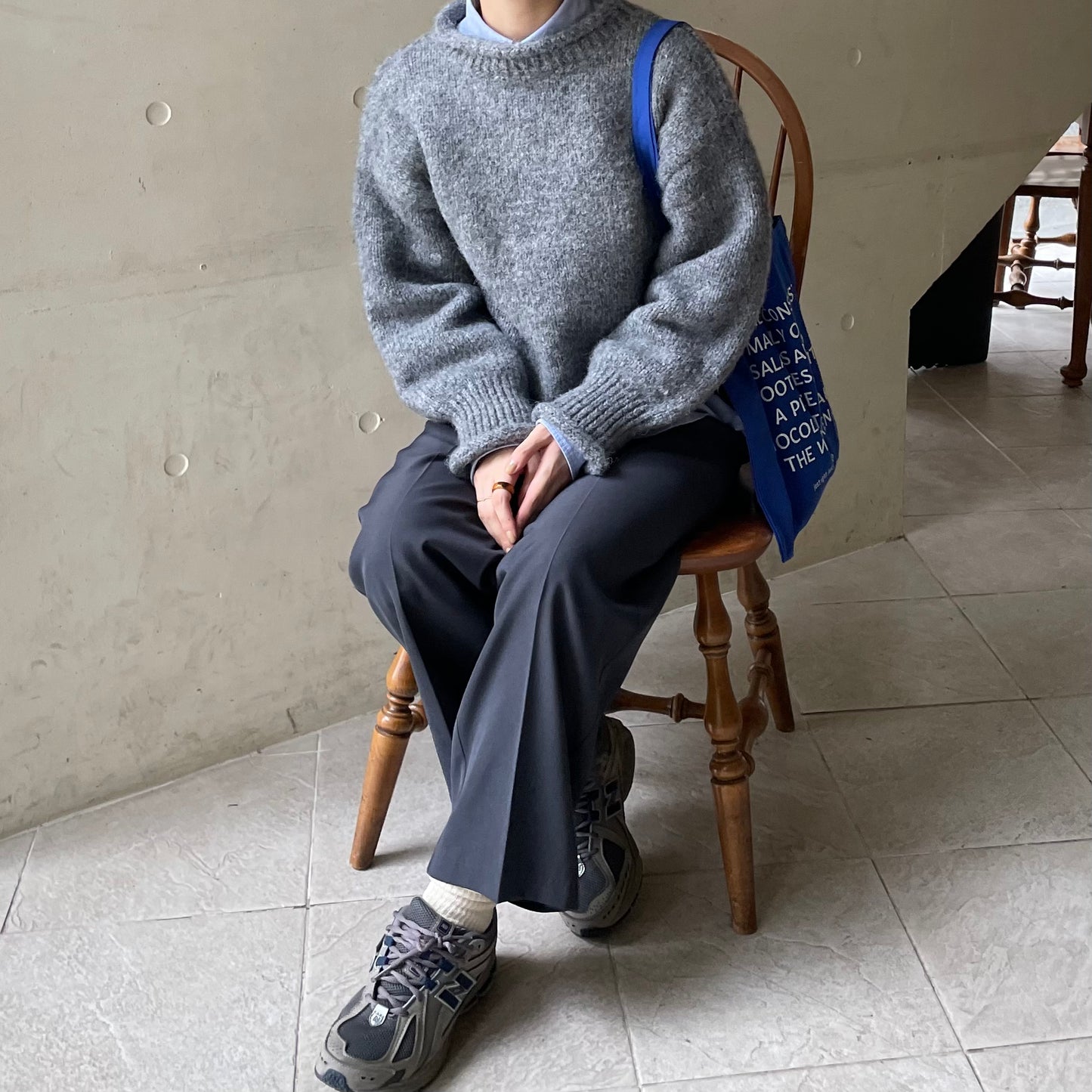 【10/17(金)21:00〜販売開始】lalagom ロールネックニット