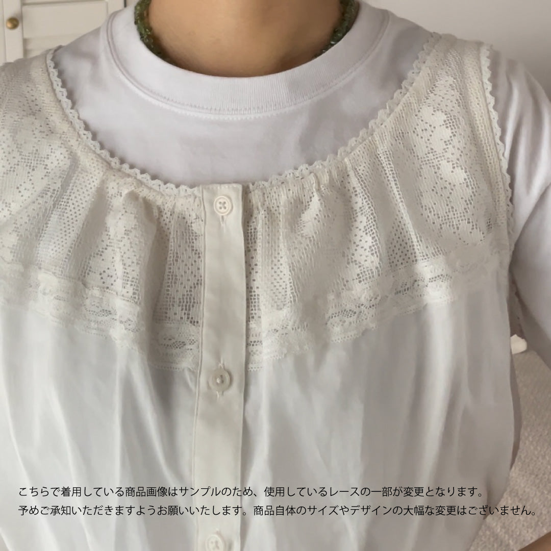 lalagom コットンレースキャミソール