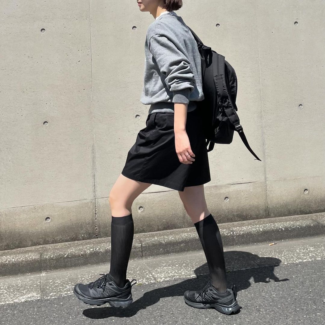 lalagom タックハーフパンツ