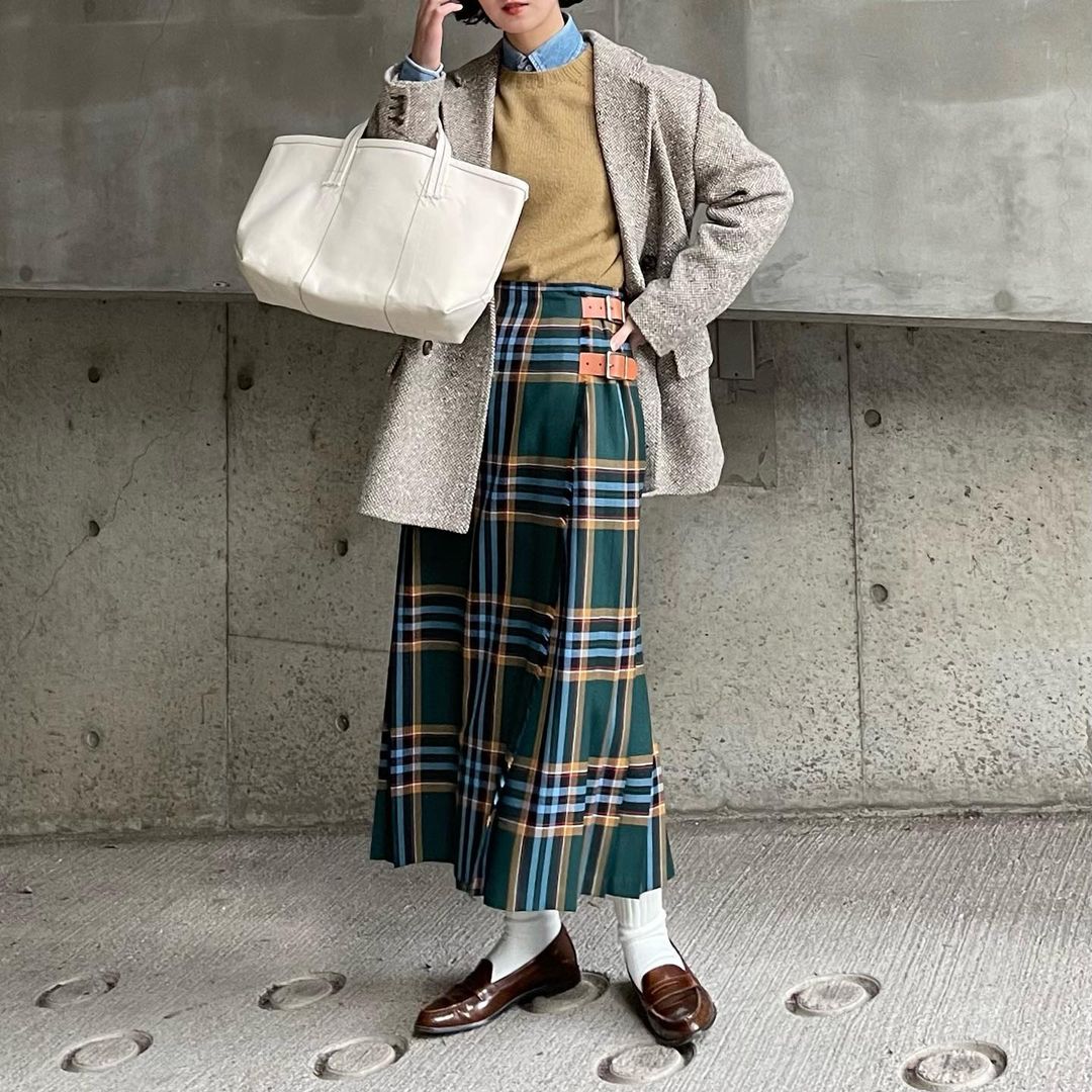 【10/31(金)21時〜プレオーダー開始】O'neil of Dublin キルトスカート ダブルベルト グライゲシア