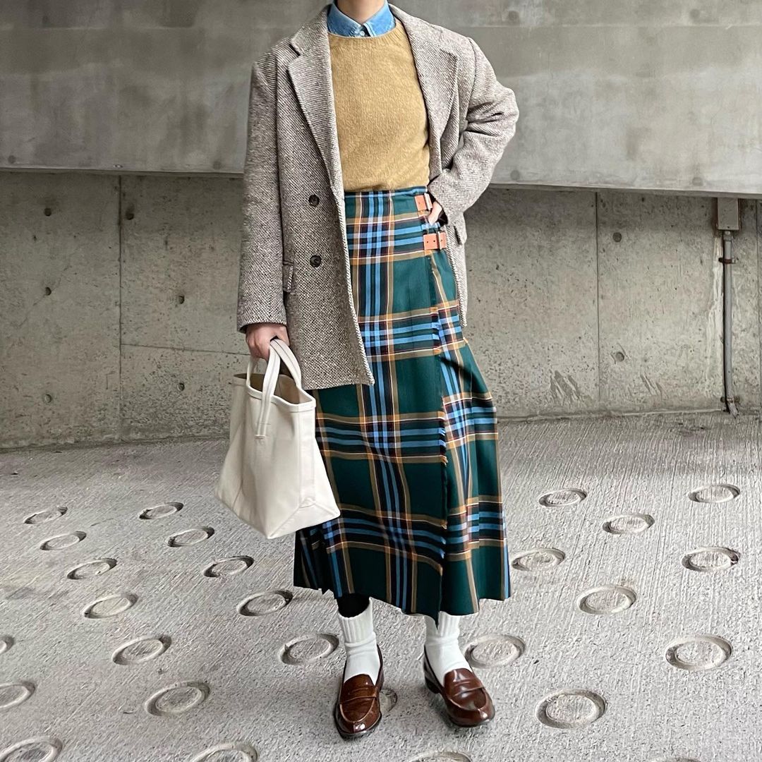 【10/31(金)21時〜プレオーダー開始】O'neil of Dublin キルトスカート ダブルベルト グライゲシア