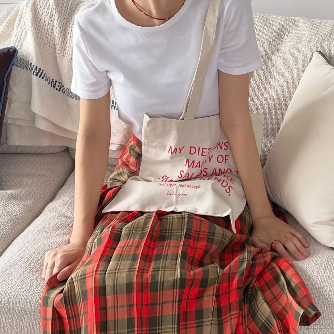 O'neil of Dublin リネンキルトスカート アヴォンフ オールラウンドプリーツ