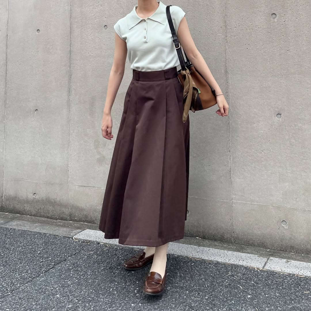 【5/23(金)21:00〜販売開始】lalagom フレンチニットポロシャツ