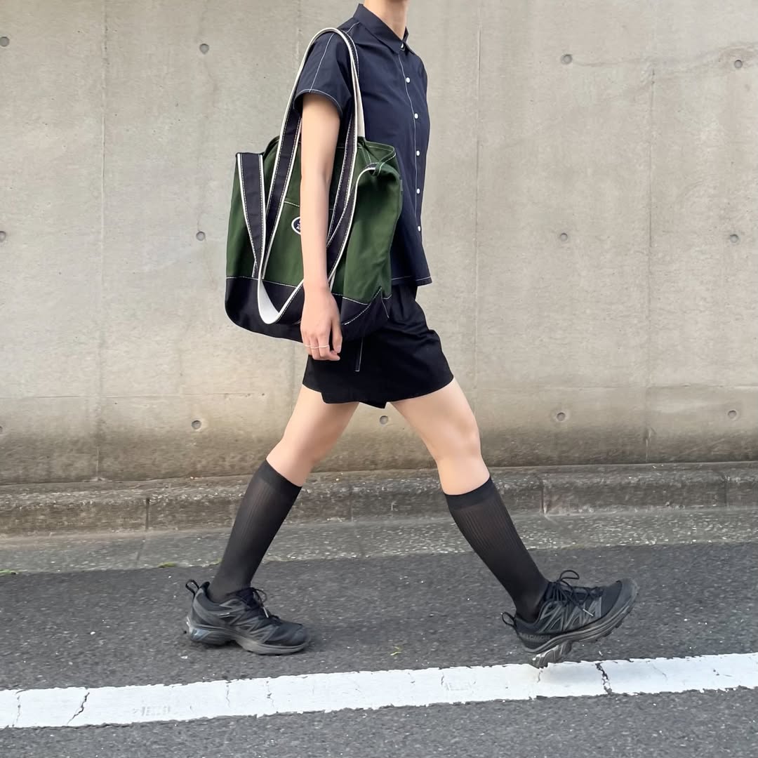 lalagom タックハーフパンツ