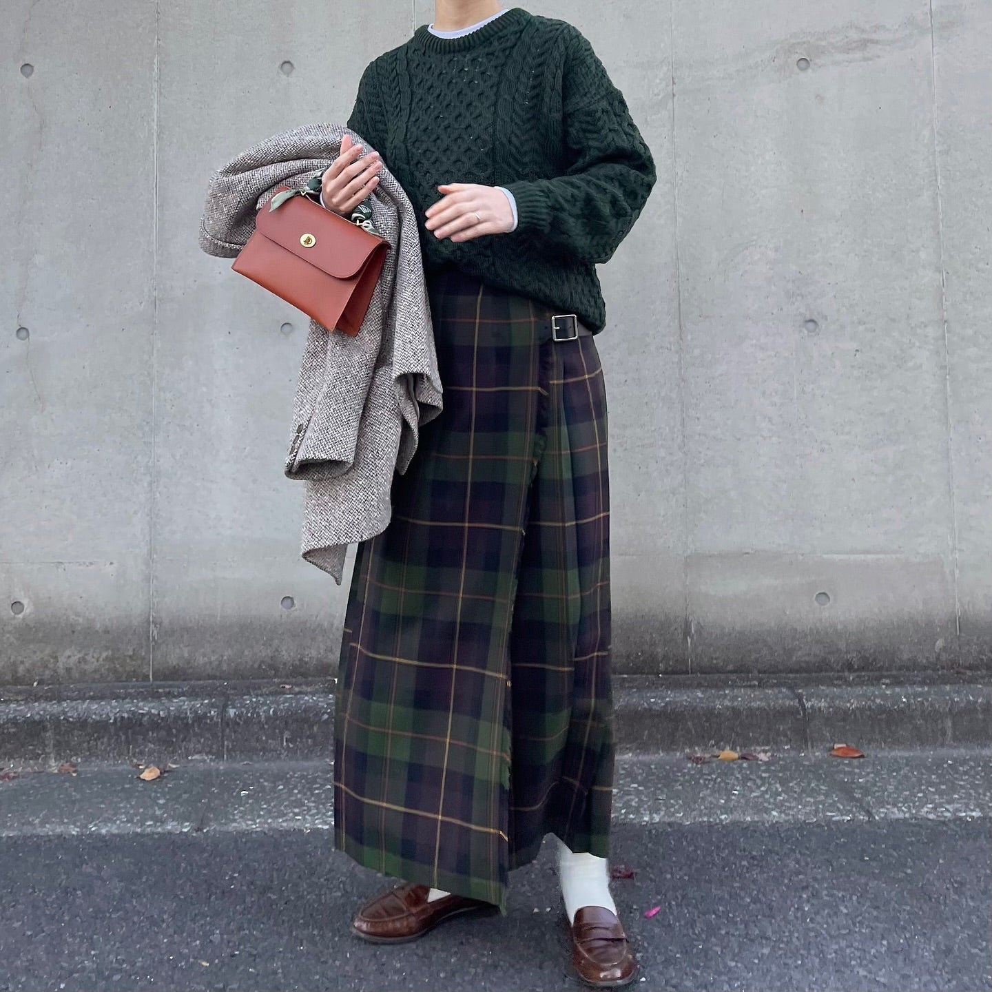 in stock】O'neil of Dublin キルトスカート ダブルベルトデリーカナン