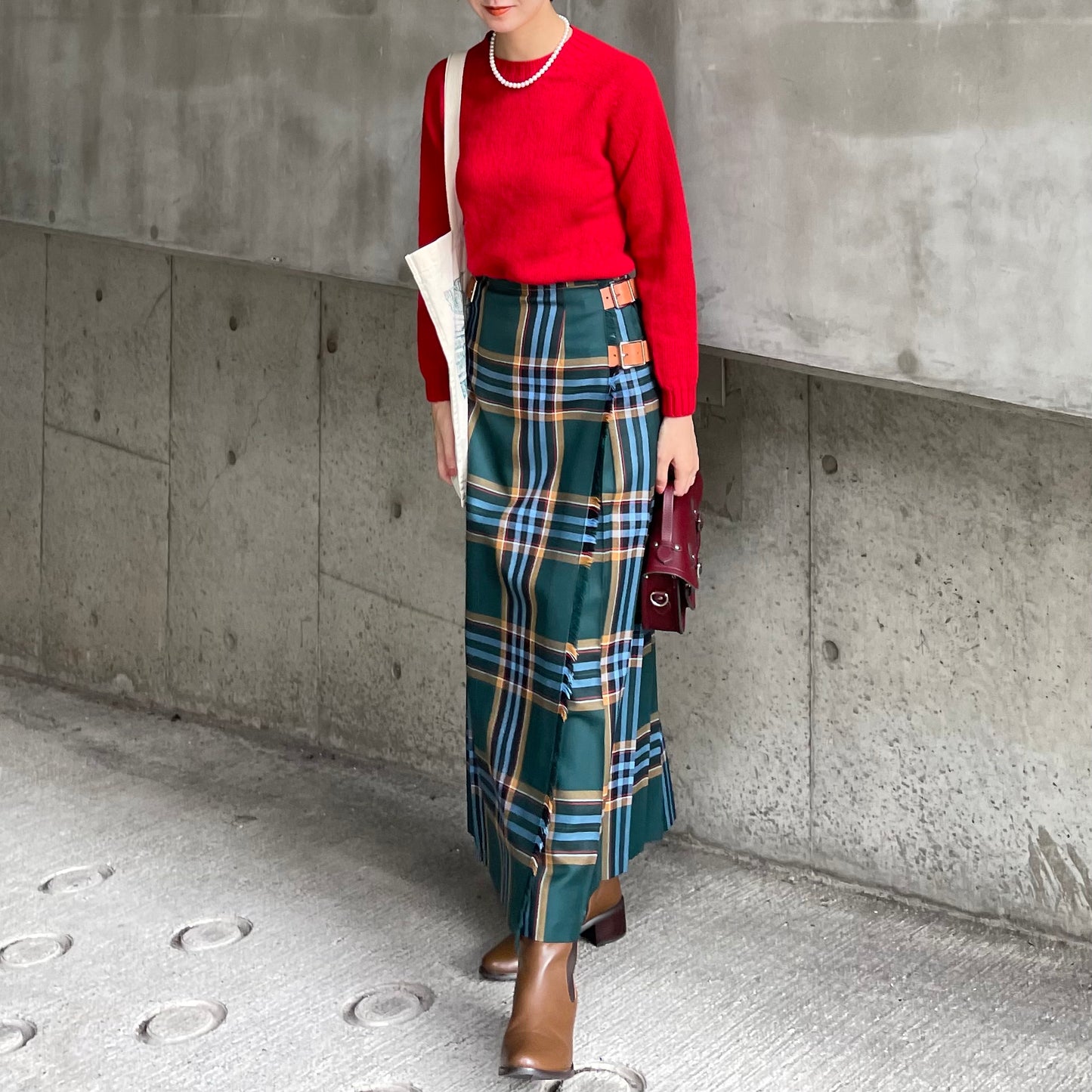 【10/31(金)21時〜プレオーダー開始】O'neil of Dublin キルトスカート ダブルベルト グライゲシア