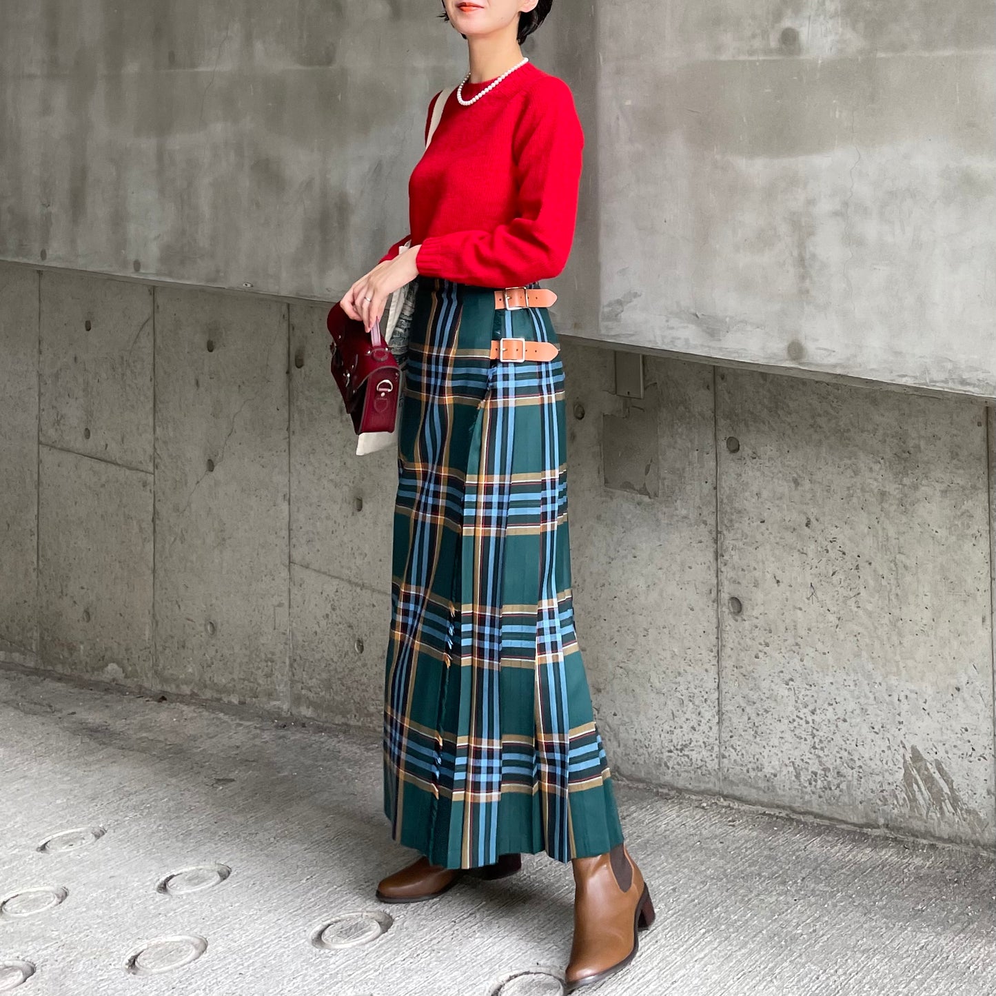 【10/31(金)21時〜プレオーダー開始】O'neil of Dublin キルトスカート ダブルベルト グライゲシア