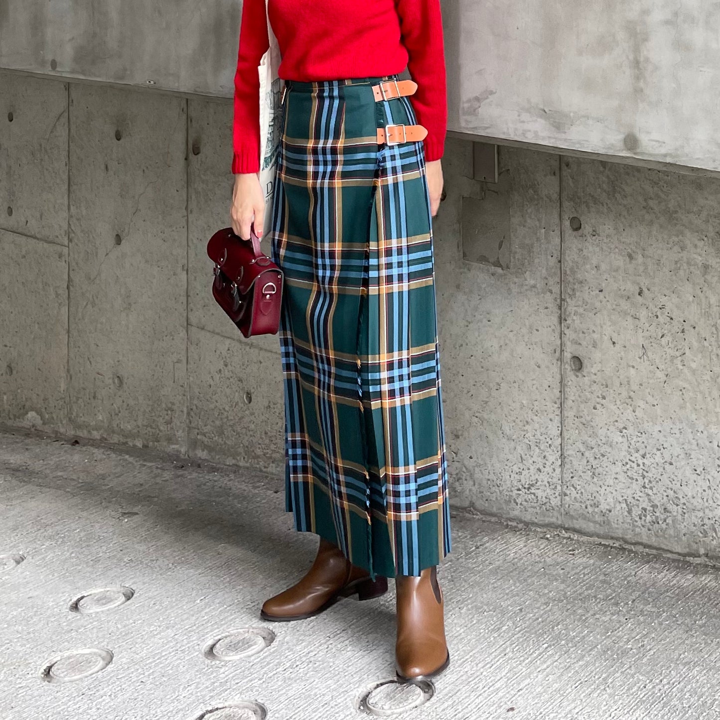 【10/31(金)21時〜プレオーダー開始】O'neil of Dublin キルトスカート ダブルベルト グライゲシア