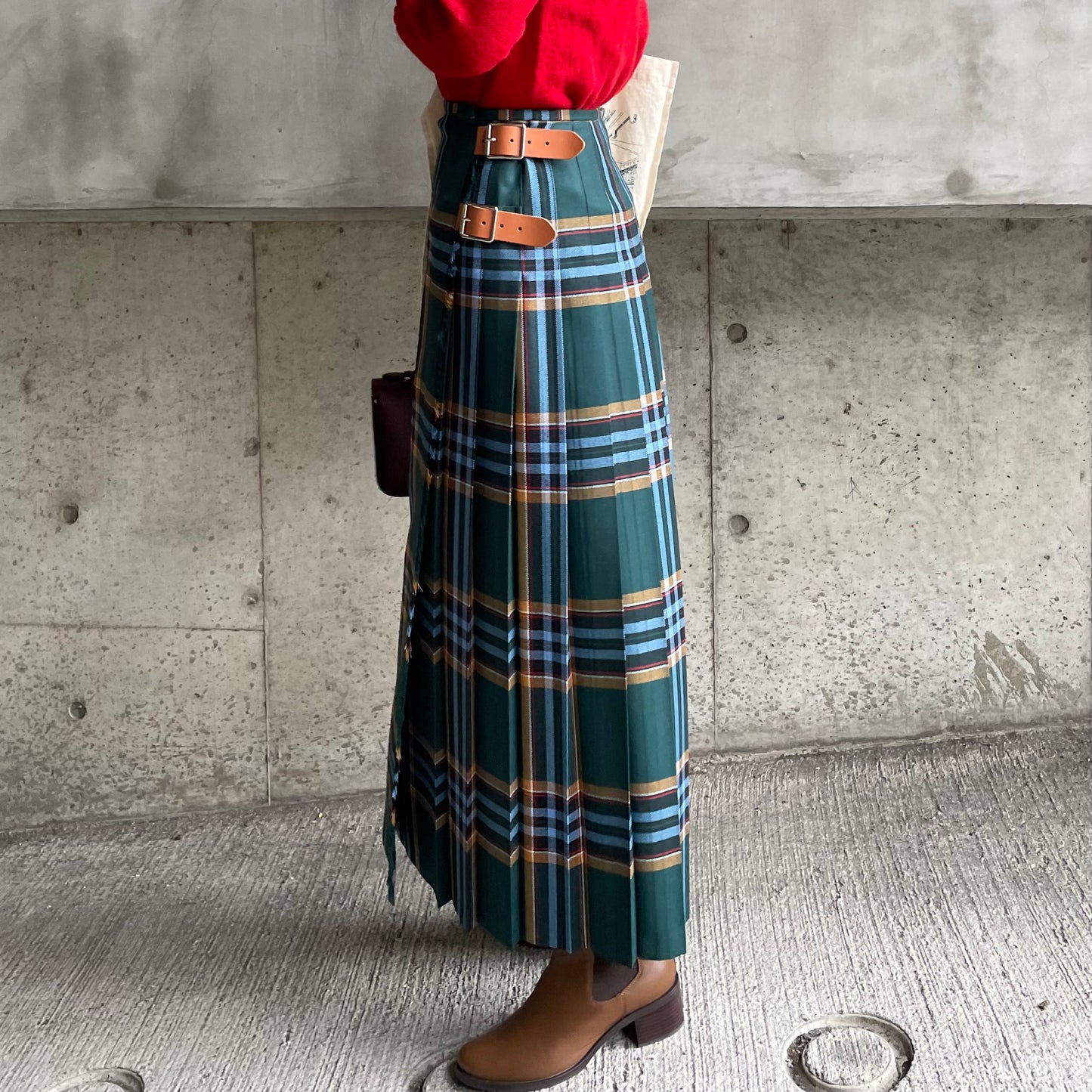 【10/31(金)21時〜プレオーダー開始】O'neil of Dublin キルトスカート ダブルベルト グライゲシア