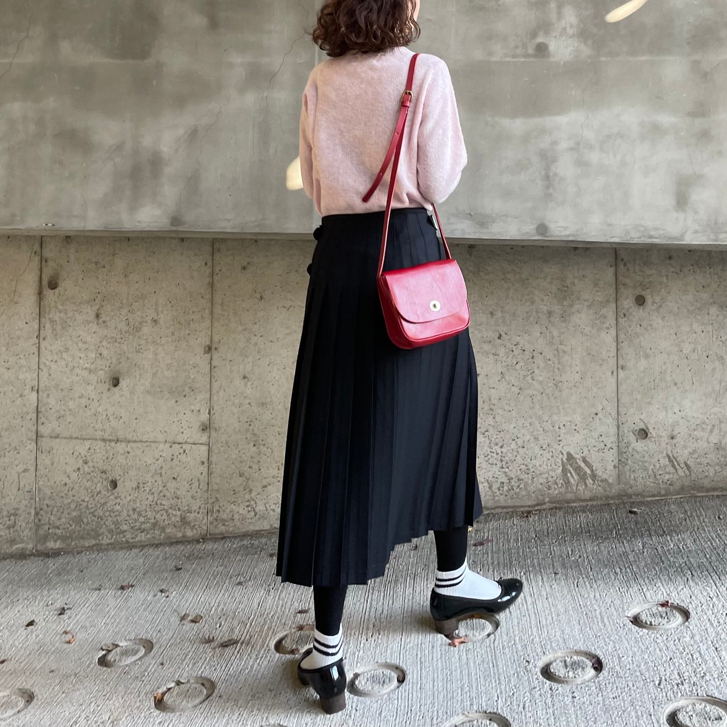 【10/31(金)21時〜プレオーダー開始】O'neil of Dublin キルトスカート ダブルベルト ブラック