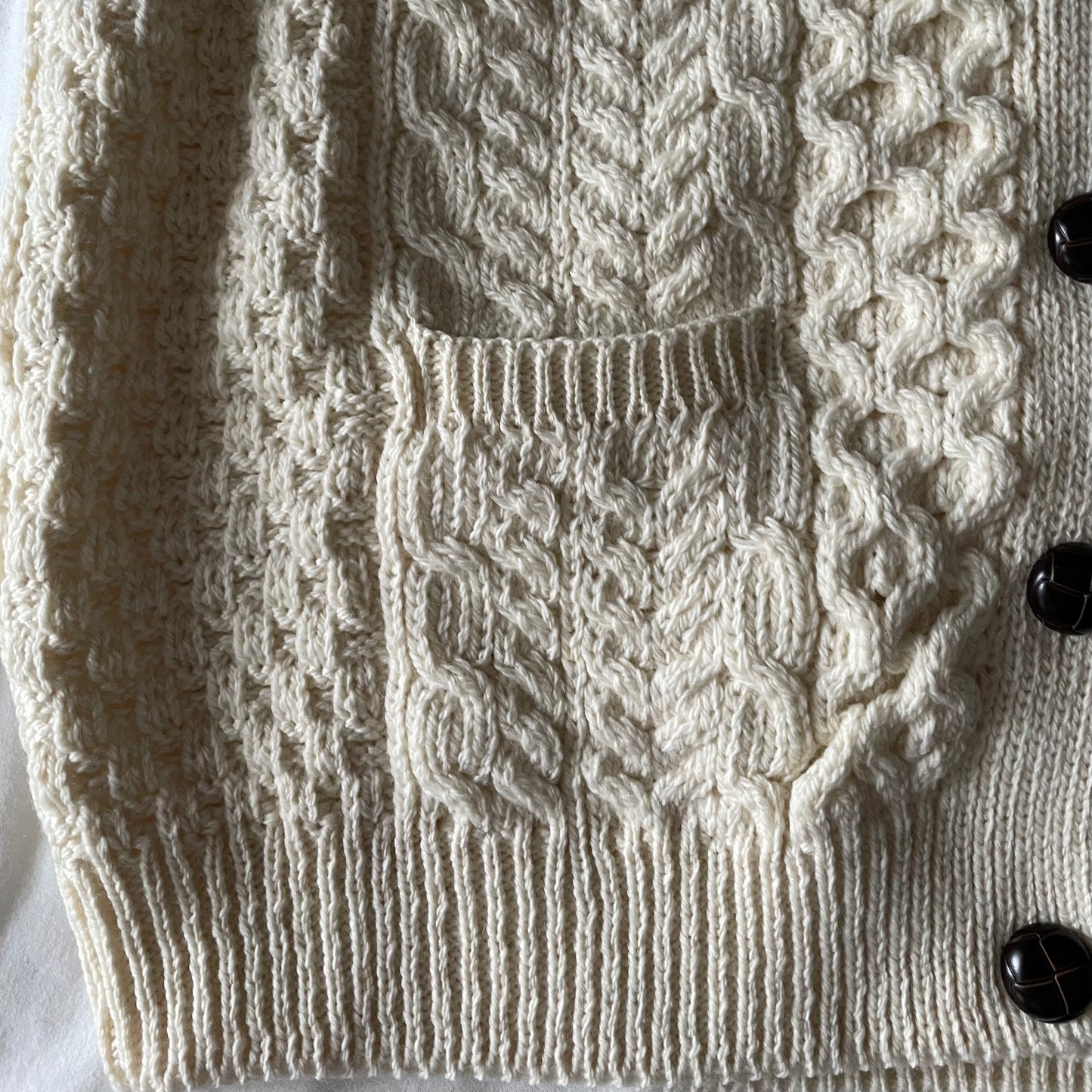 Aran Woollen Mills トラディショナル ローゲージニットカーディガン ユニセックス