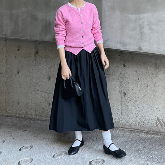 Harley of Scotland ハイボタンカーディガン