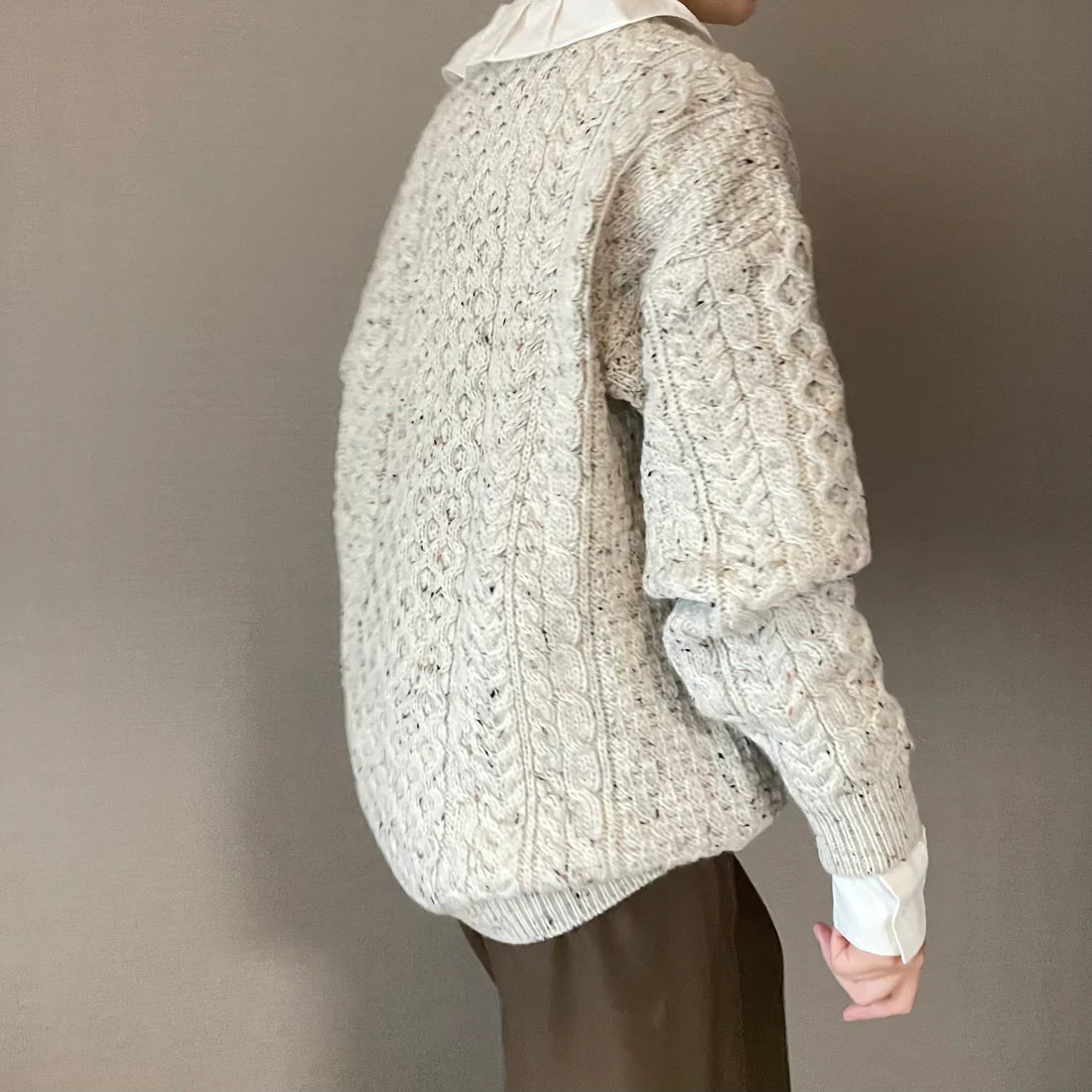 【プレオーダー】Aran Woollen Mills トラディショナル ローゲージニットセーター ユニセックス