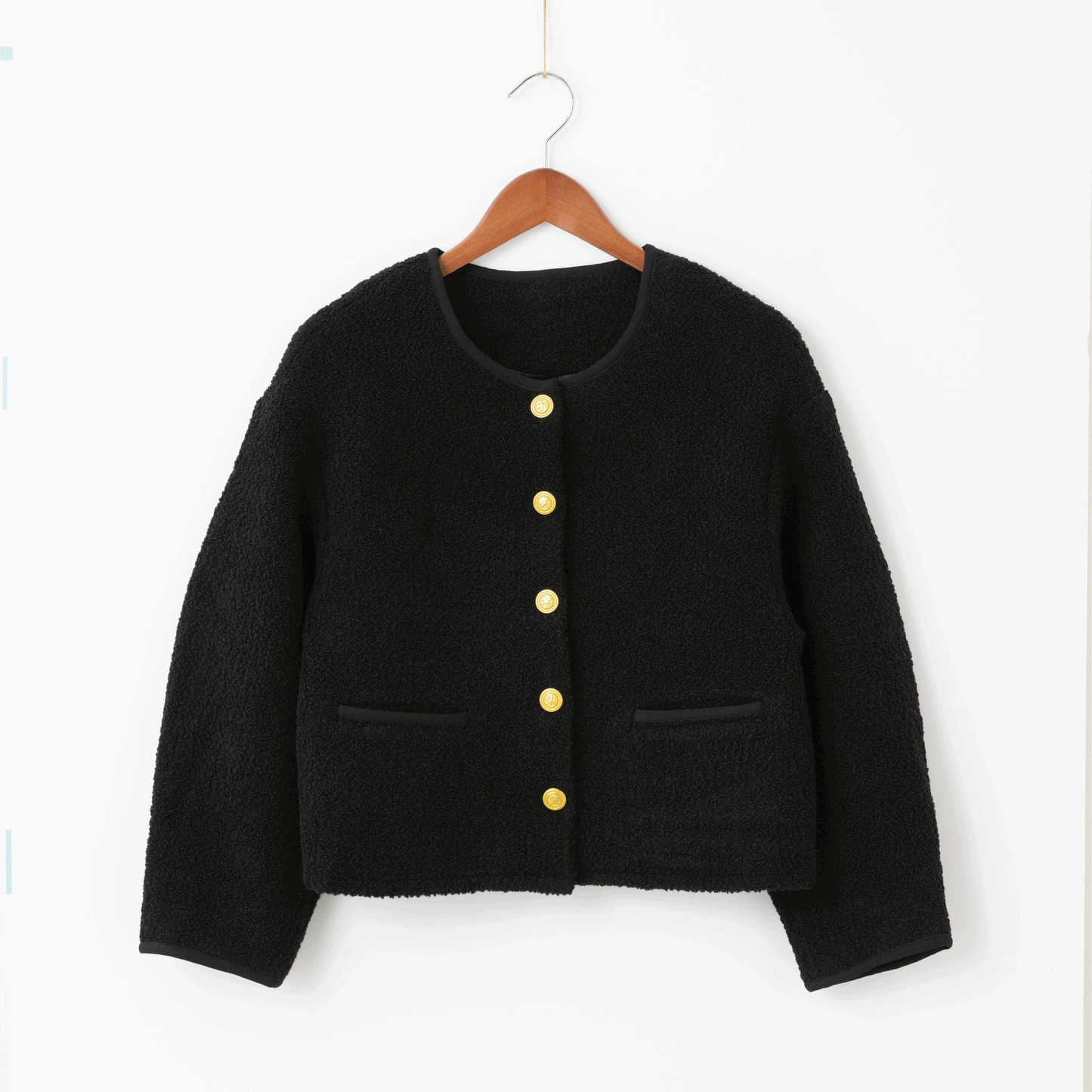 lalagom ショート丈ウールブルゾン