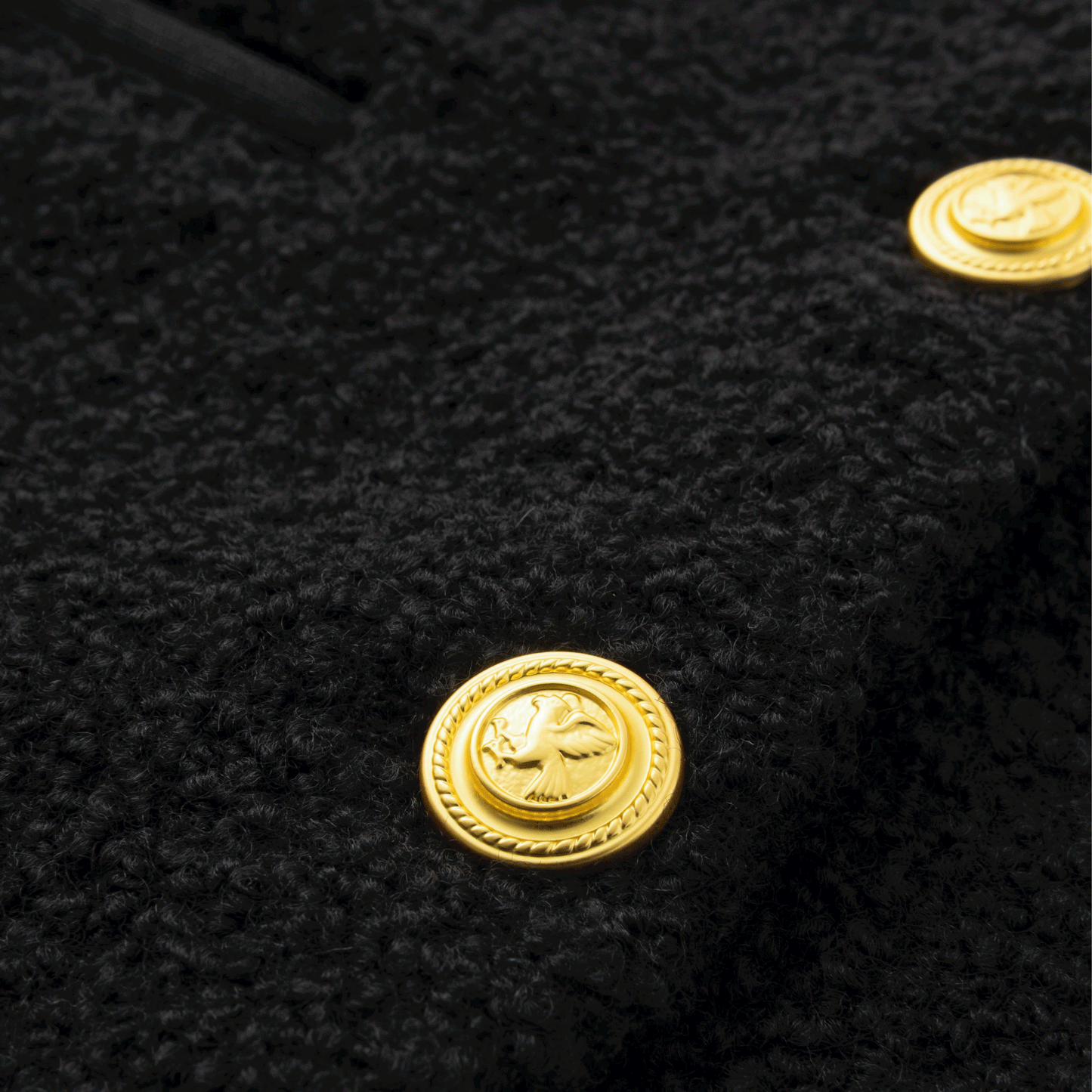 lalagom ショート丈ウールブルゾン