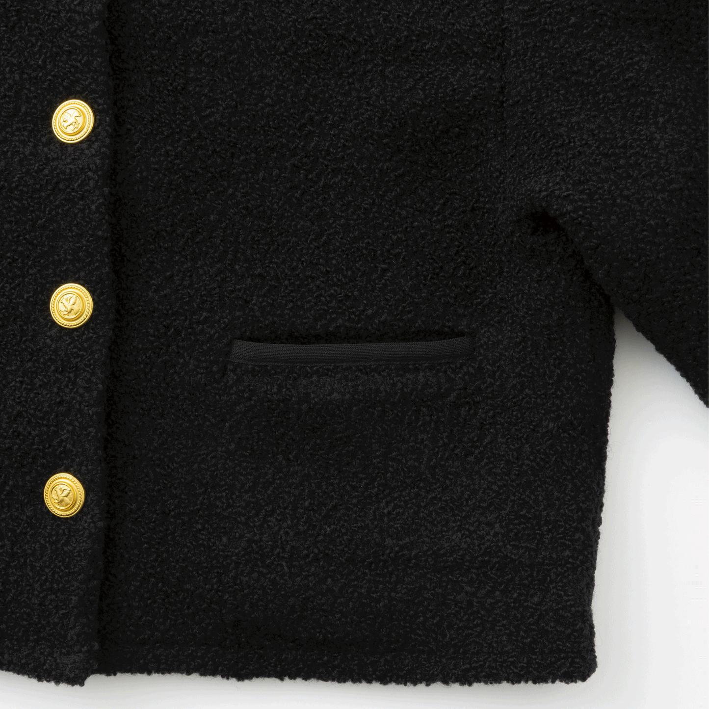 lalagom ショート丈ウールブルゾン