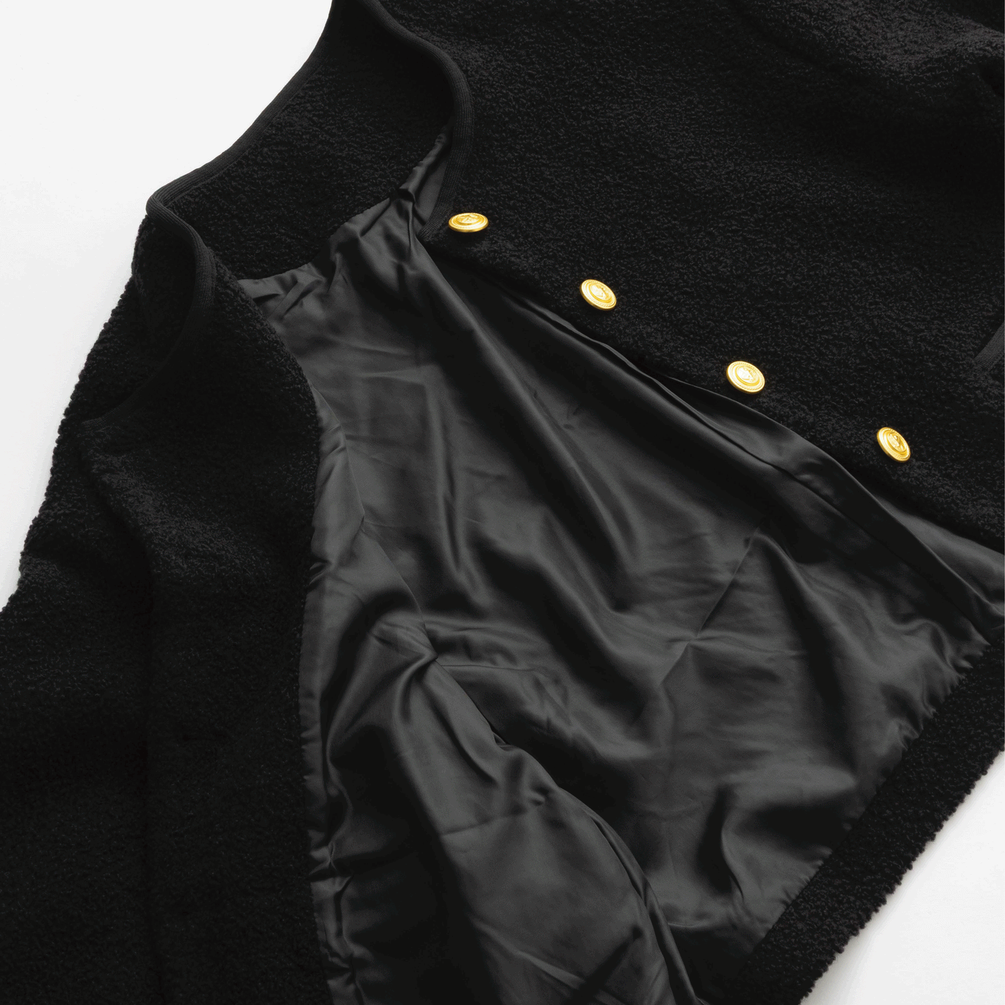 lalagom ショート丈ウールブルゾン