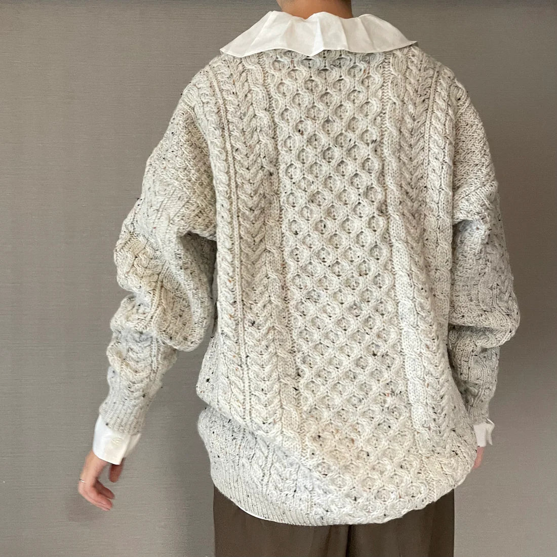 【プレオーダー】Aran Woollen Mills トラディショナル ローゲージニットセーター ユニセックス